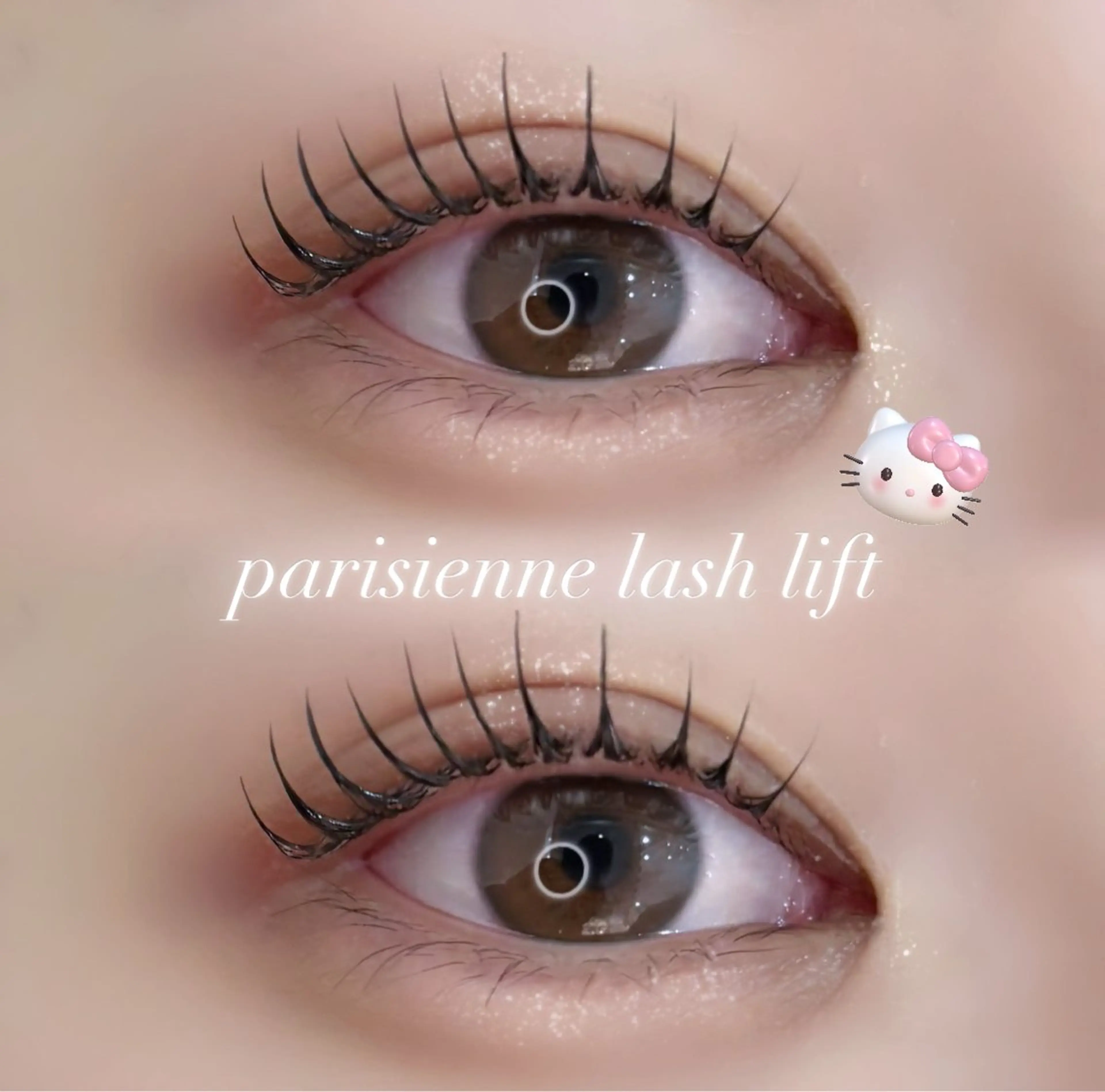 マツエク・マツパ フラットラッシュ パリジェンヌラッシュリフト まつげパーマ 下まつげエクステ 一重×まつ毛パーマ Une fleur chihiroのマツエク・マツパデザイン