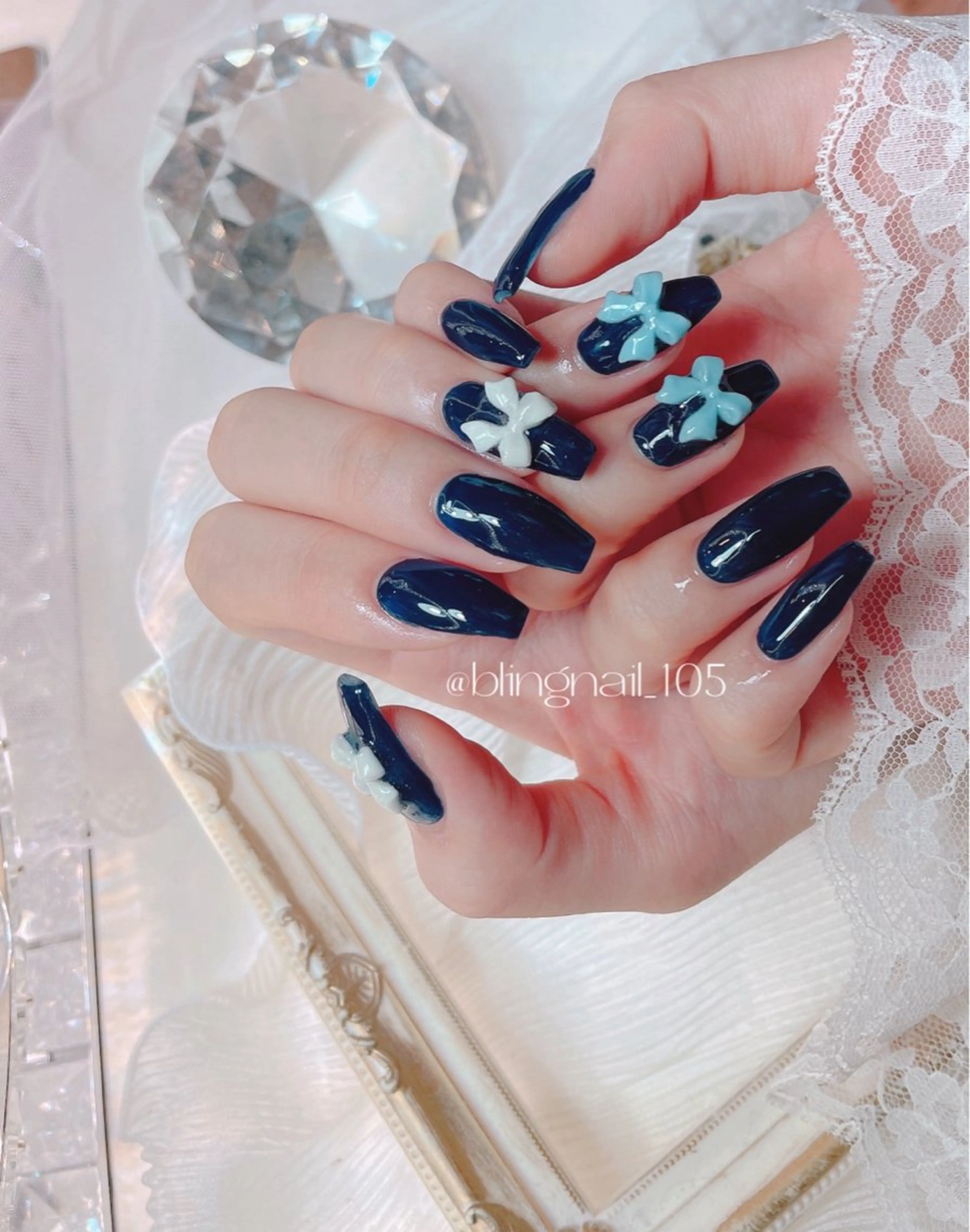 ネイル 23時まで❤︎韓国、 ワンホンネイルのネイルデザイン