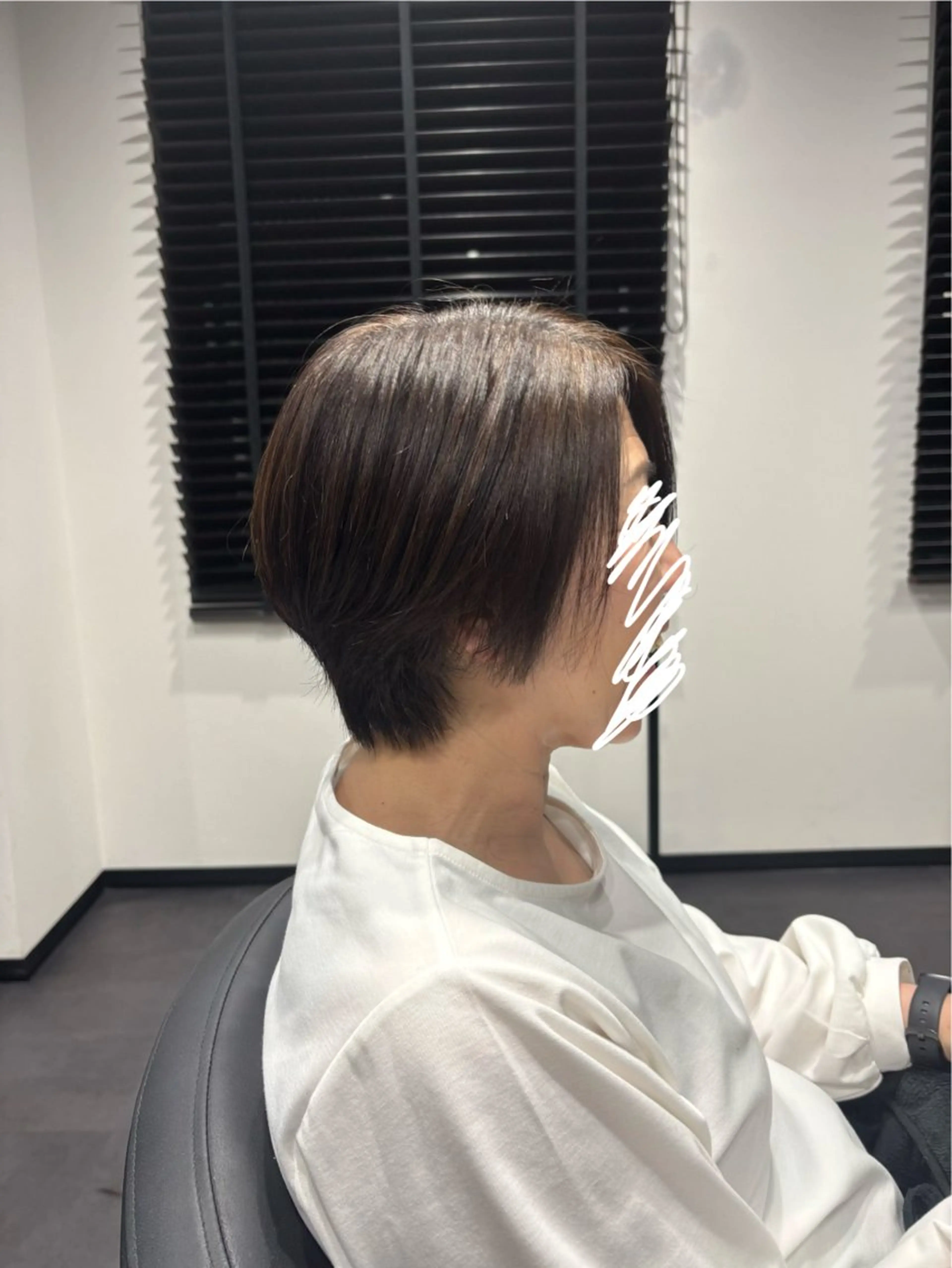 ショート 福島 菜摘のヘアスタイル