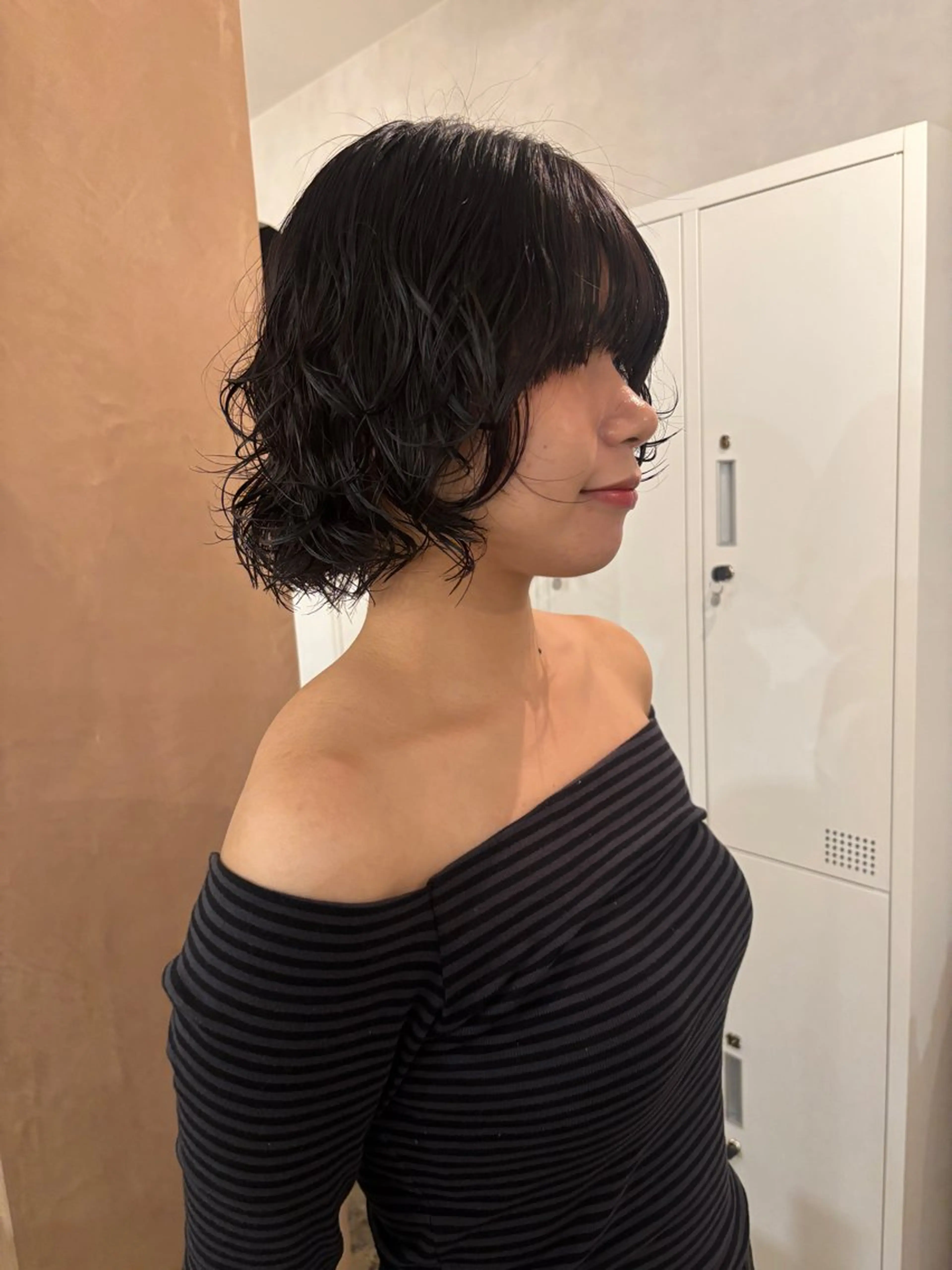 ショート パーマ カット パーマ トリートメント Chiho / 梅田 / ボブ/ パーマのヘアスタイル