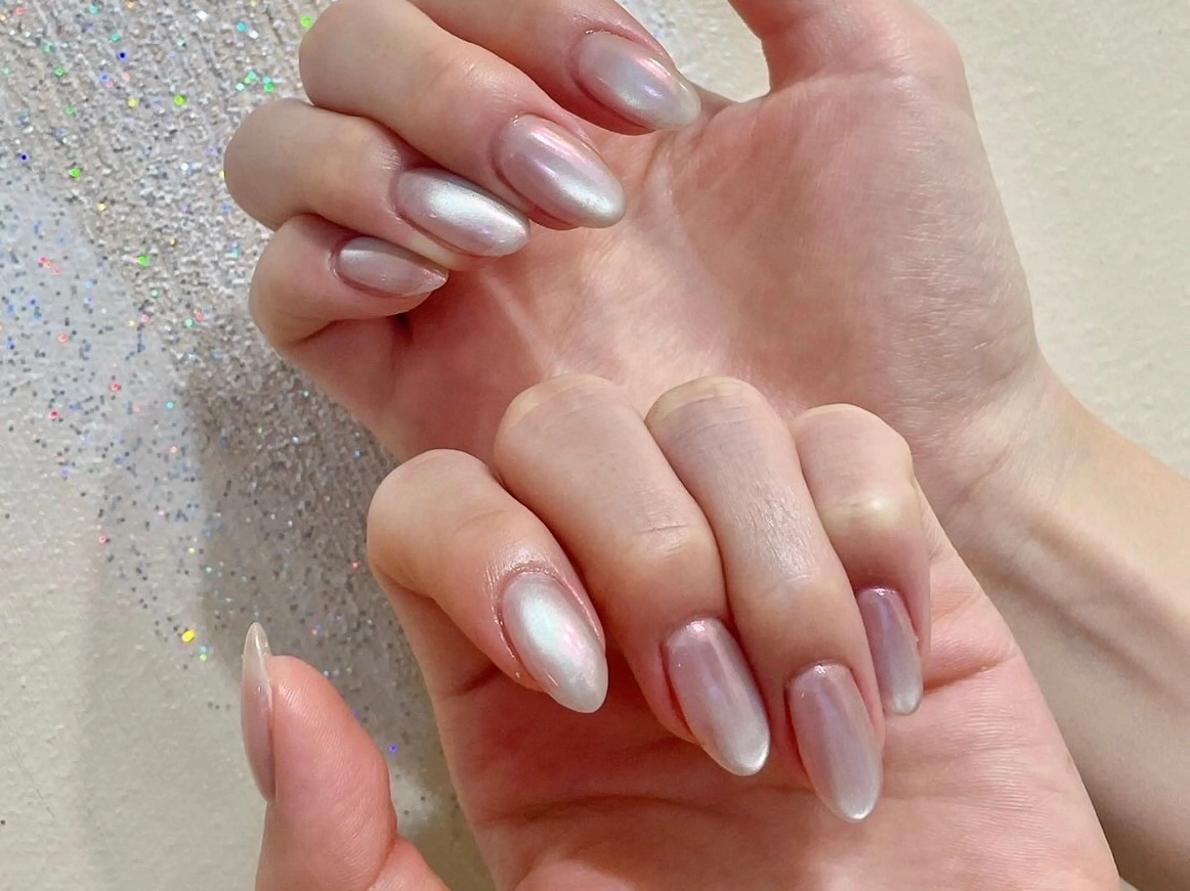 ネイル オーロラネイル フットネイル フレンチネイル ジェルネイル マグネットネイル ハンドネイル kiki nail 二子玉川のネイルデザイン