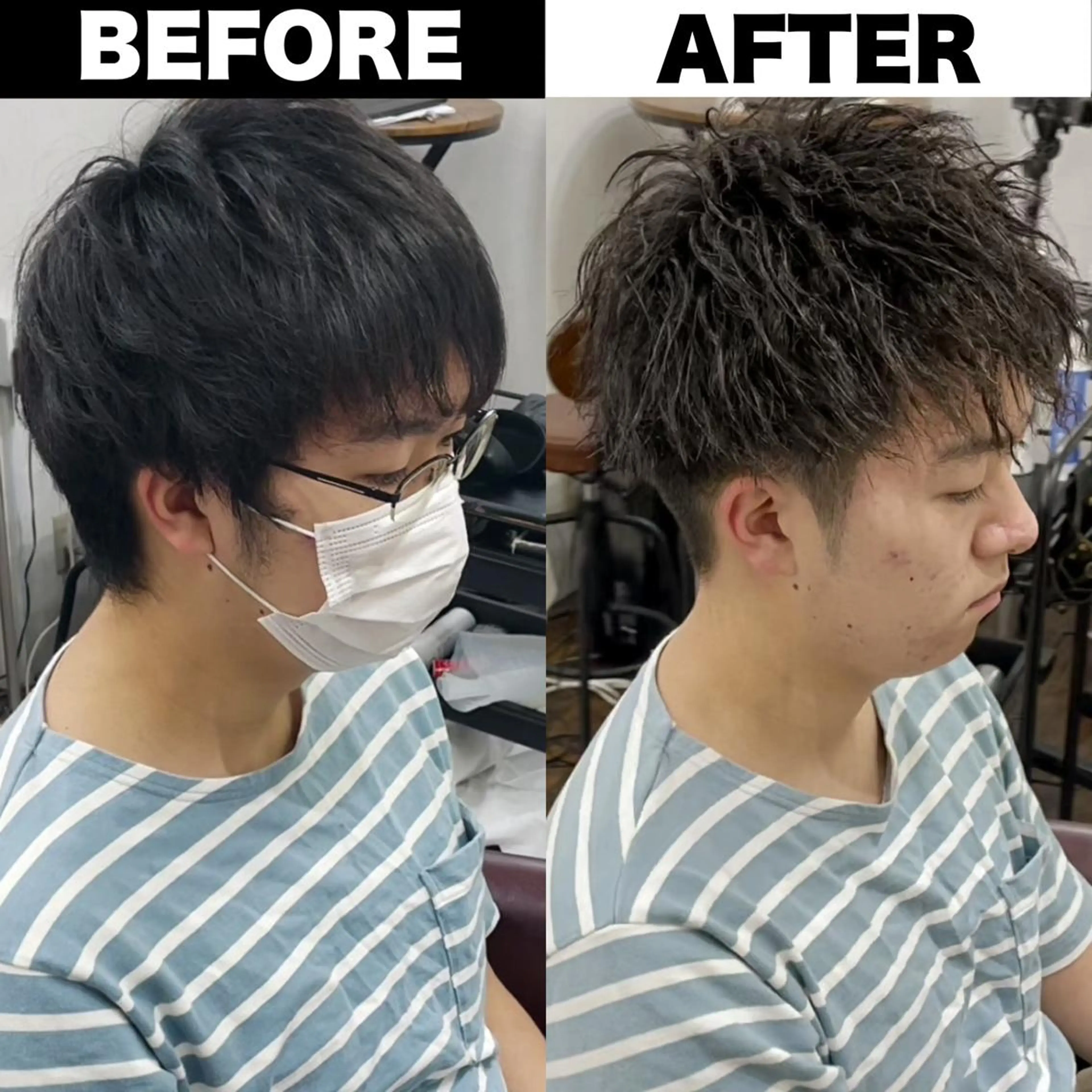 パーマ メンズ メンズパーマ メンズツイストパーマ ツイストスパイラルパーマ スパイラルパーマ ツイストパーマ カット パーマ トリートメント Soleria /ソレリア所属・メンズカットのプロ 田中慎一のヘアスタイル