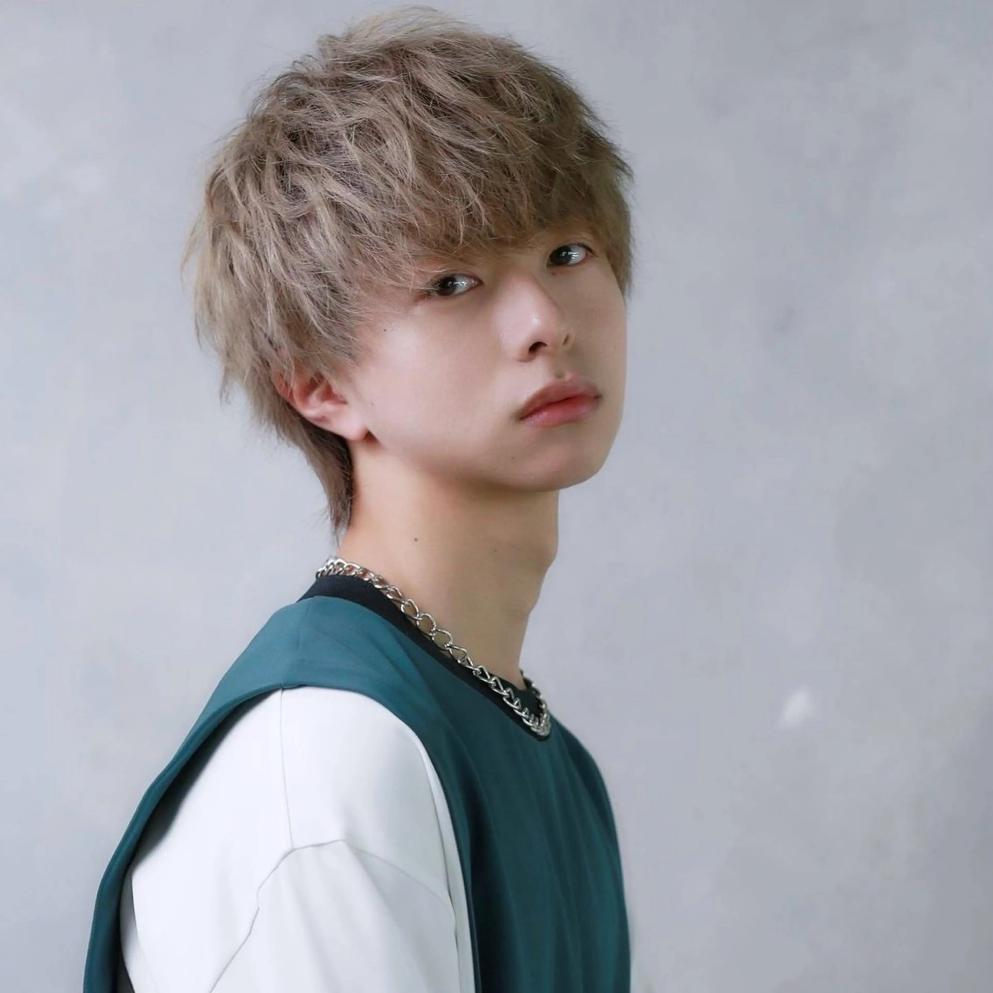 ショート カラー メンズ カット ヘアカラー 超有名店から独立/ メンズ特化/ジンのヘアスタイル