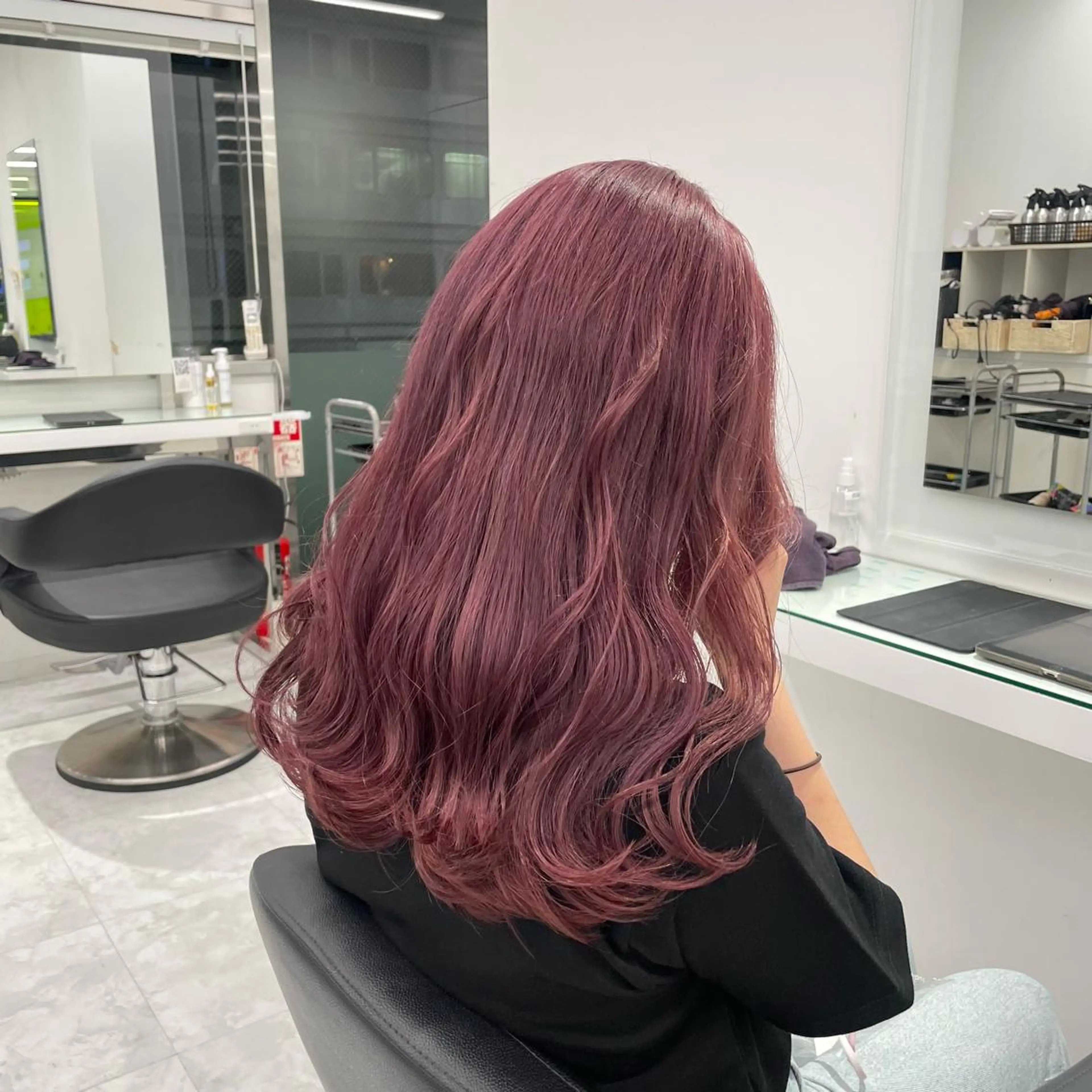 ロング カラー ヘアカラー トリートメント ヘッドスパ ヘアセット 暖色🩷透明感カラー ♡Maika♡のヘアスタイル