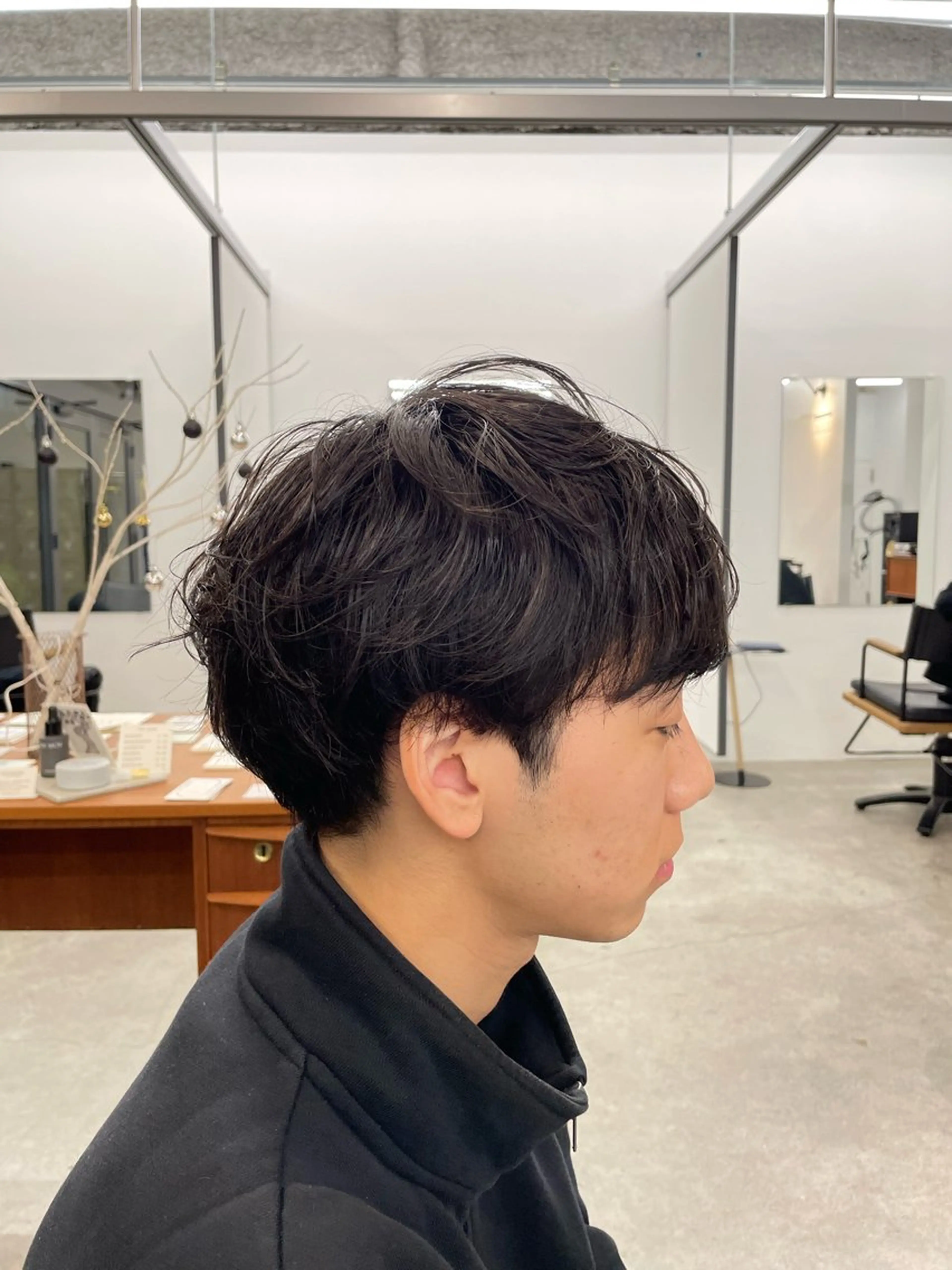 ショート パーマ カット 【お洒落パーマ】 Elme　肥塚康汰郎のヘアスタイル