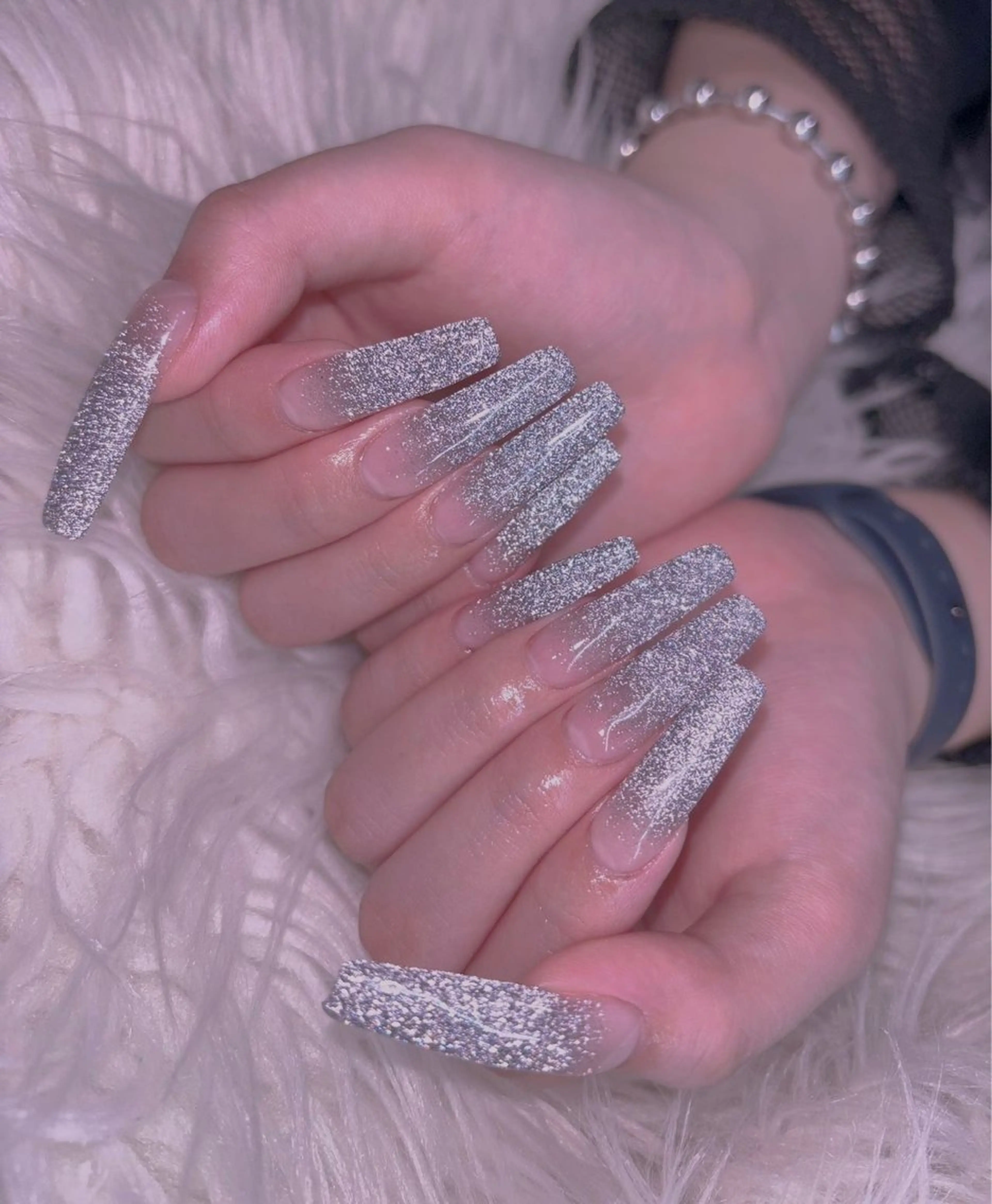 【長さ出し10本】ラメグラorカラーグラデの写真