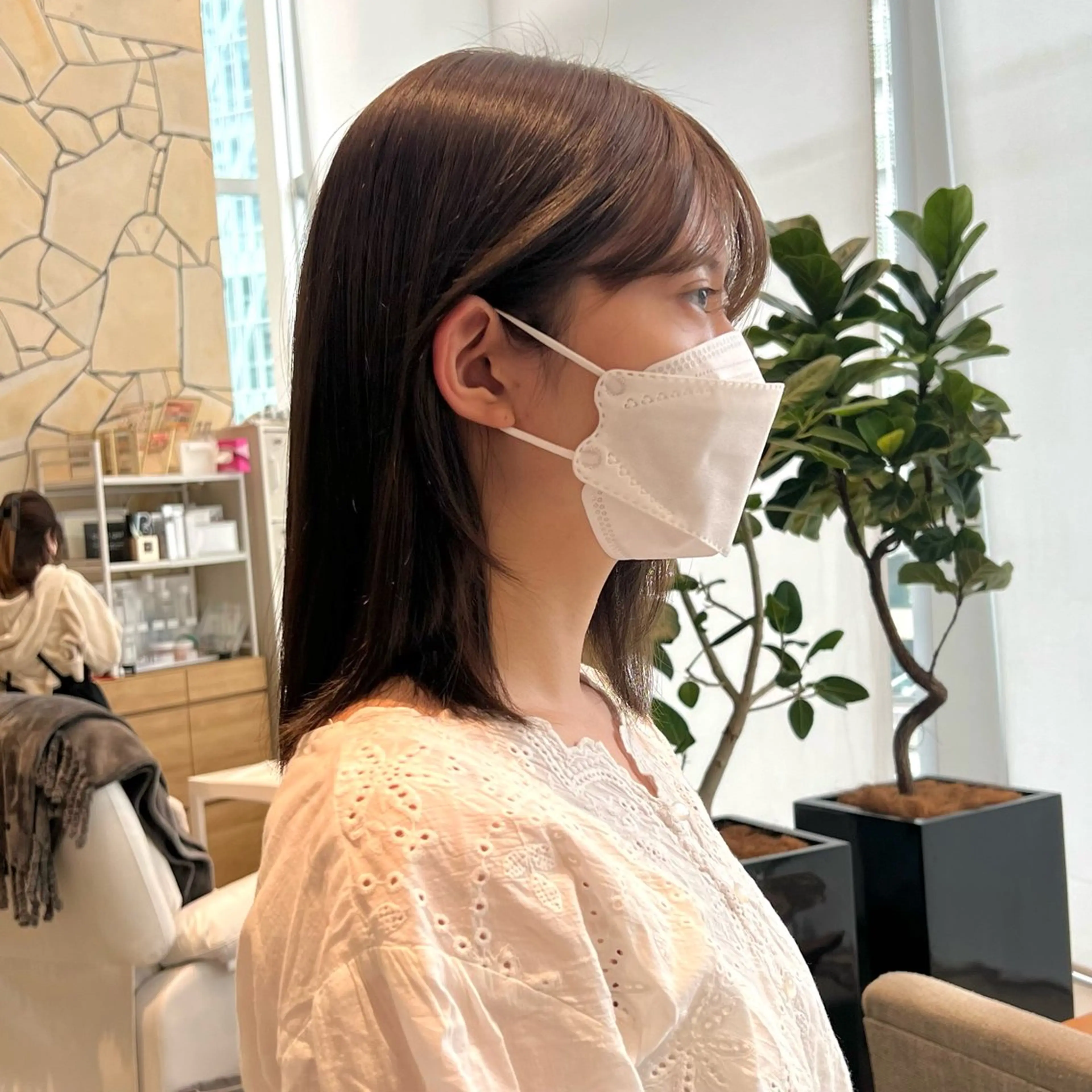 ミディアム カラー 透明感カラー k-two あべのキューズモール所属・k-two 天王寺♡ honokaのヘアスタイル