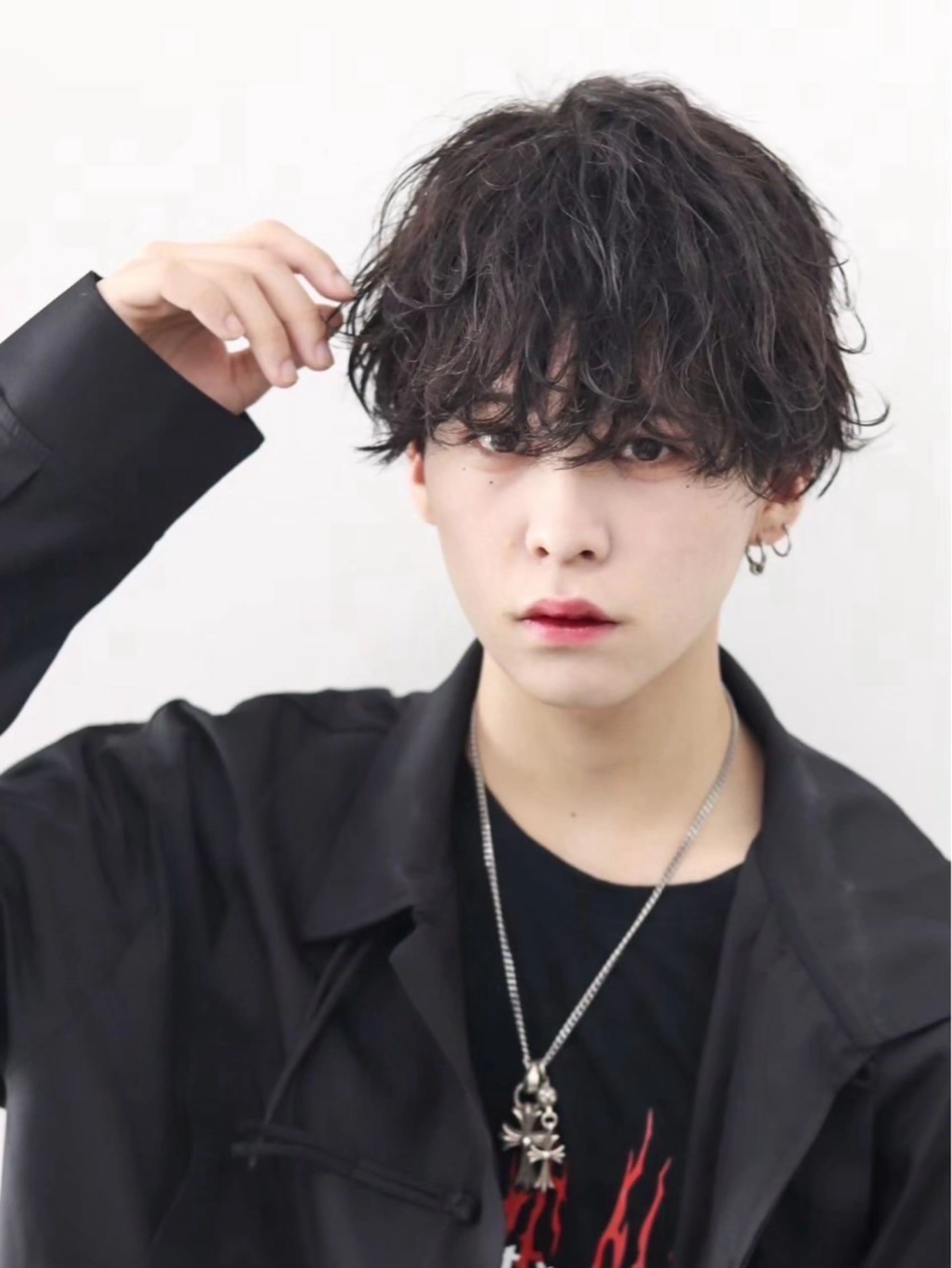 パーマ メンズ メンズパーマ カット パーマ 韓国ヘア特化🇰🇷 似合わせカットパーマのヘアスタイル