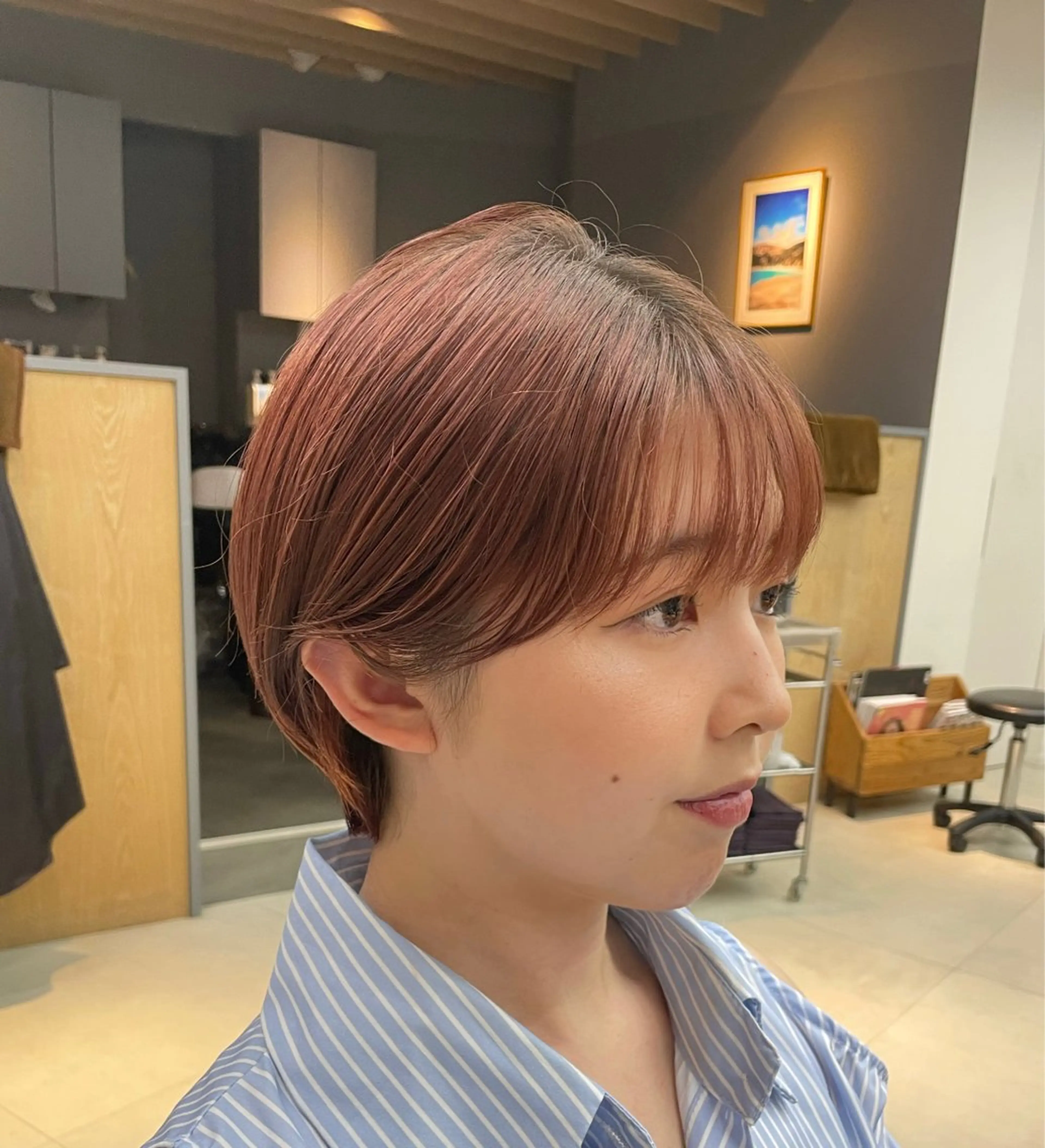 ショート 丸みショート ショートヘア mee.表参道所属・ボブ/ショート /パーマ/shinのヘアスタイル