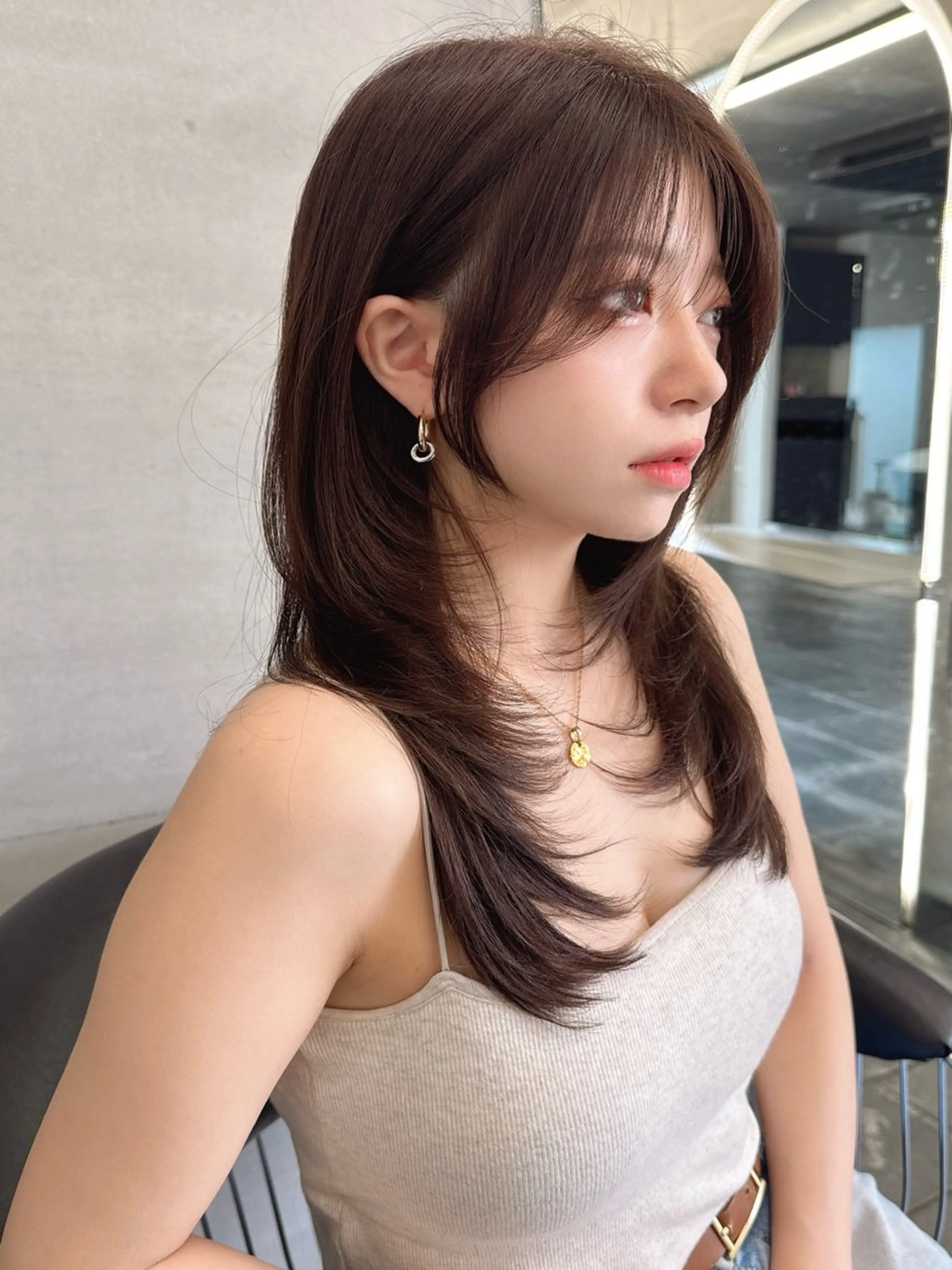 🥈【人気NO.2メニュー】🌈カラーのみご希望のお客様🌈透明感カラー＋補修トリートメントの写真