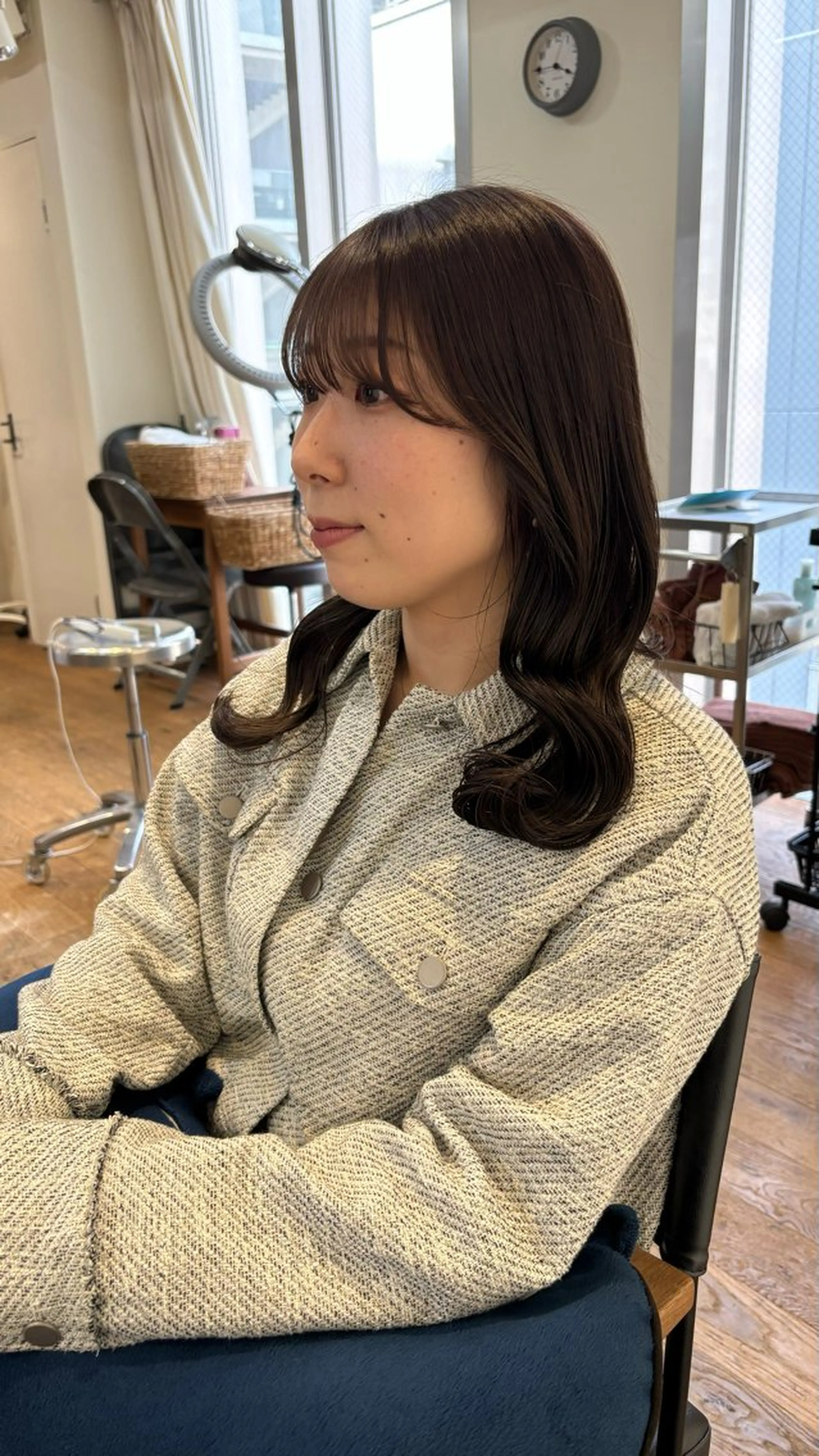 セミロング ヘアカラー トリートメント Rinon所属・沖 真琴のヘアスタイル