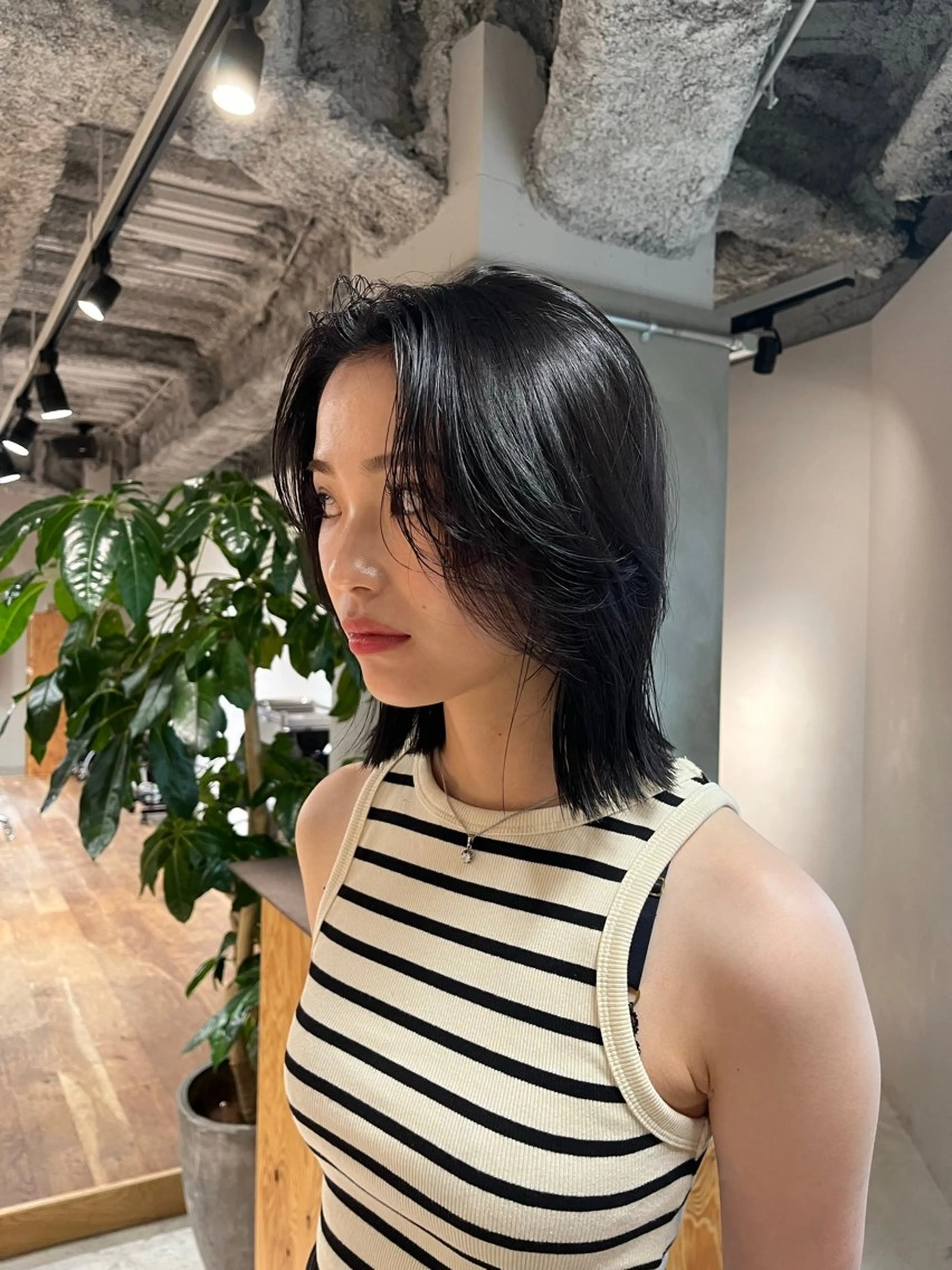 ミディアム Chikashitsu所属・Ren /北堀江のヘアスタイル