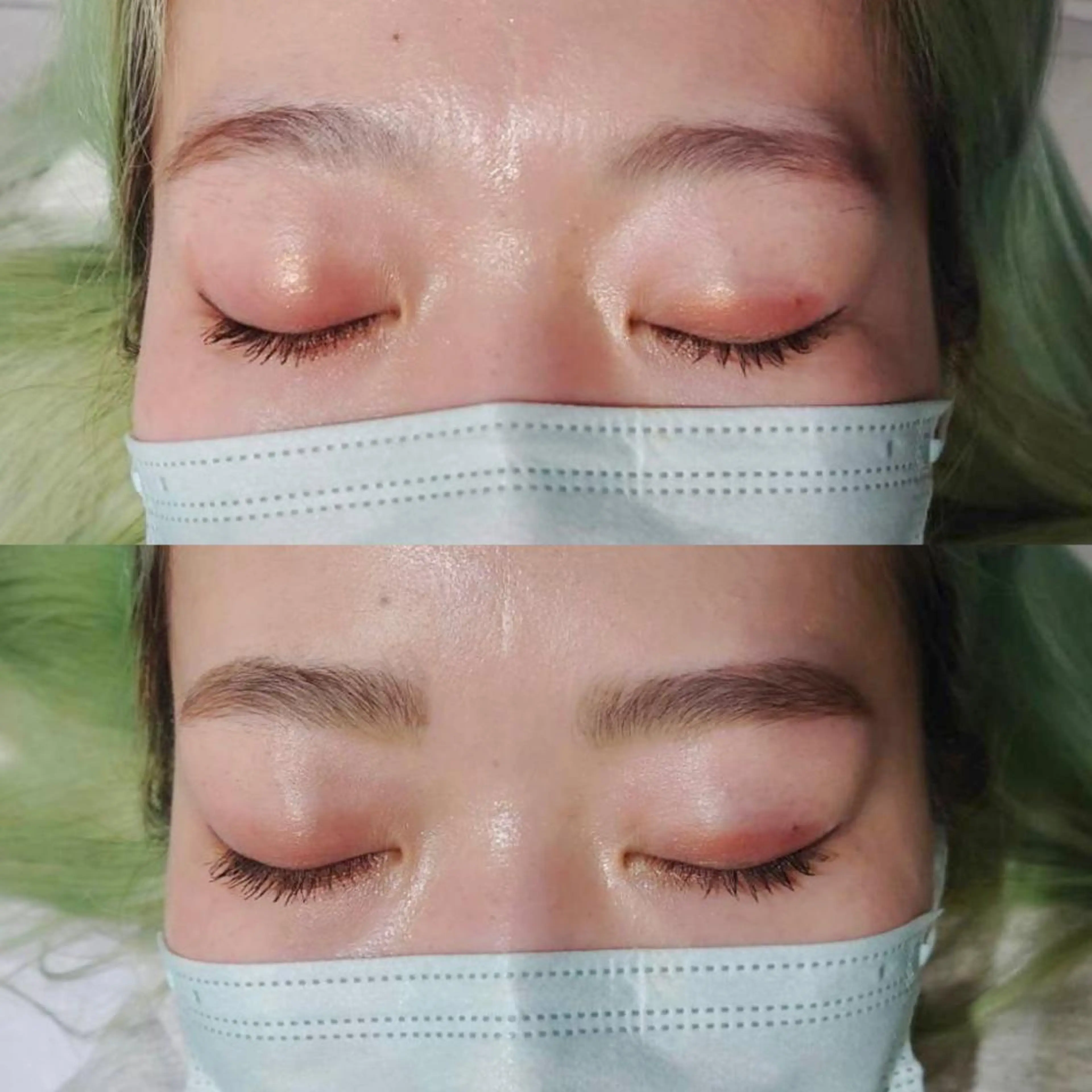 ハリウッドブロウリフト(眉癖矯正とWAX脱毛)の写真