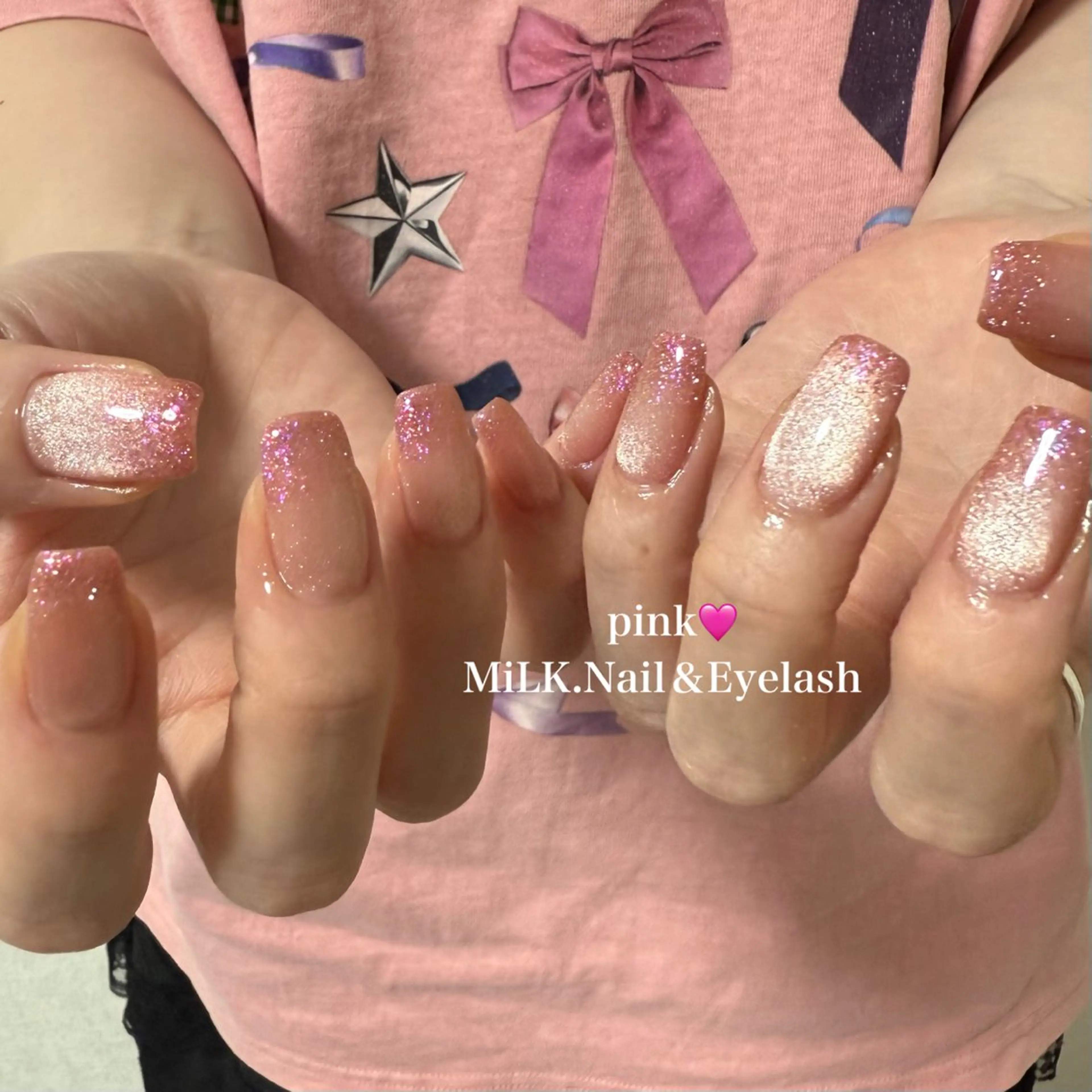 ネイル ハンドネイル MiLK.   Nail&Eyelash所属・MiLK. wakaのマツエク・マツパデザイン