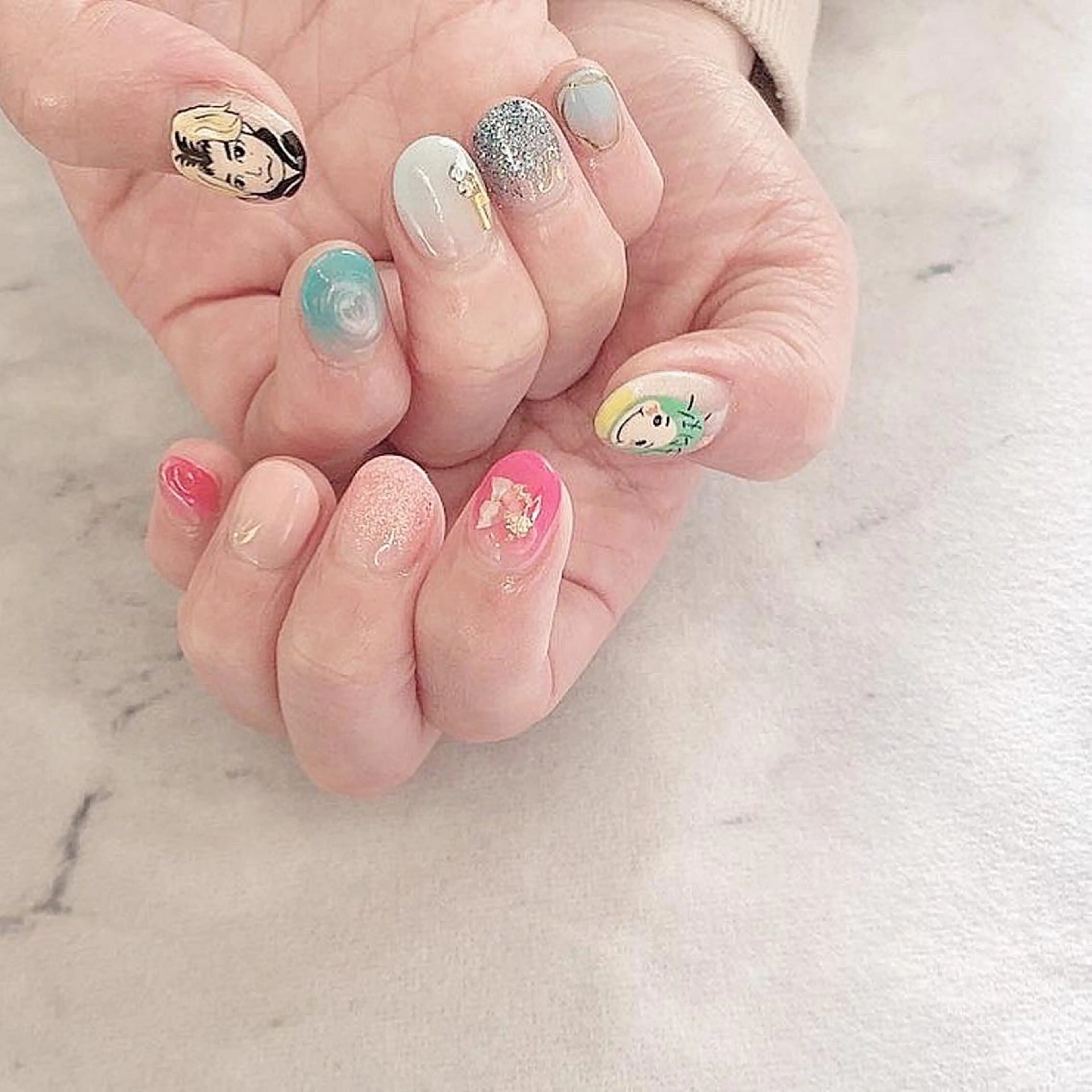 ネイル ニュアンスネイル Jeremy ♡ HARUKAのネイルデザイン