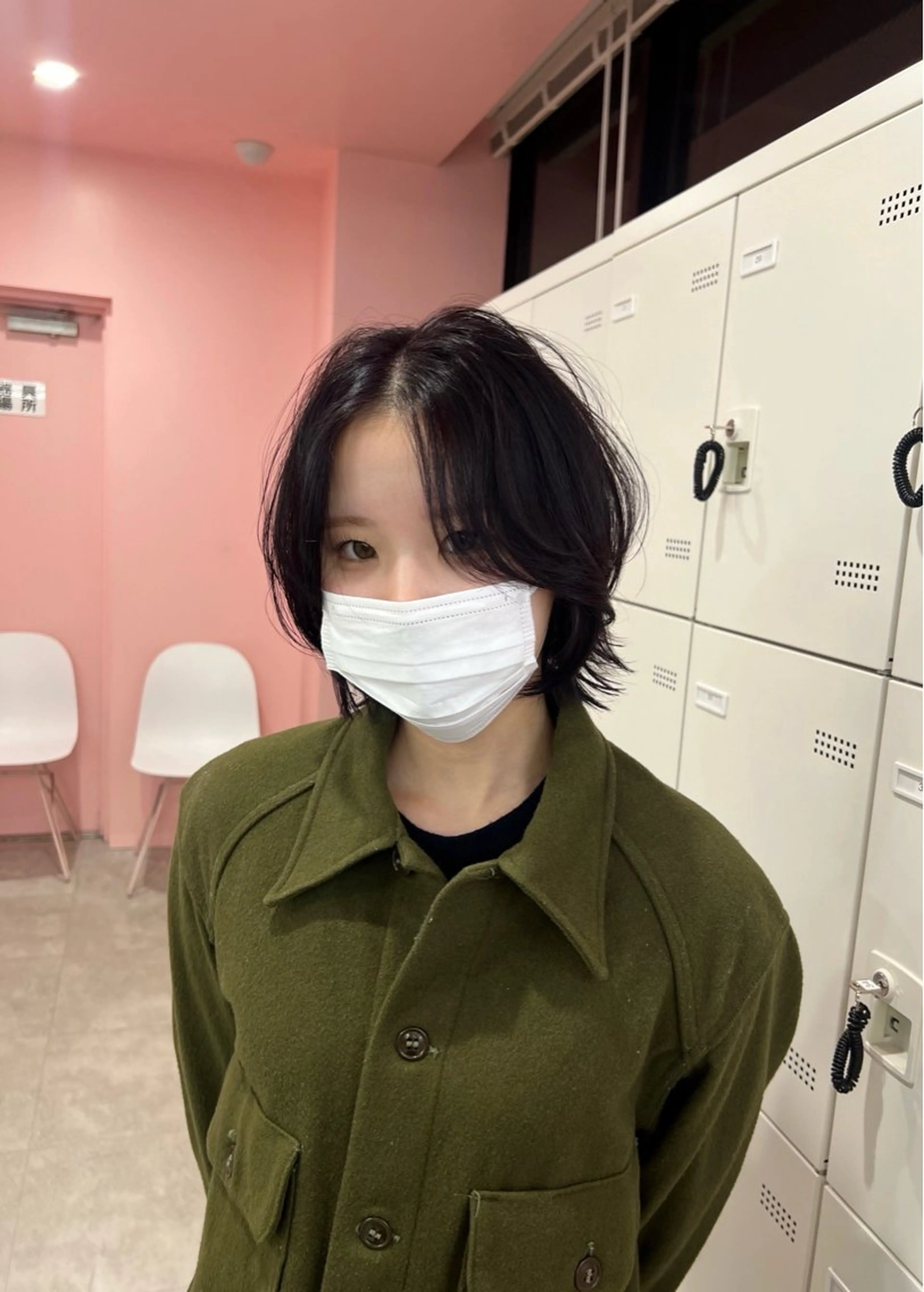 前髪カット＋カラー＋オリジナルトリートメントの写真