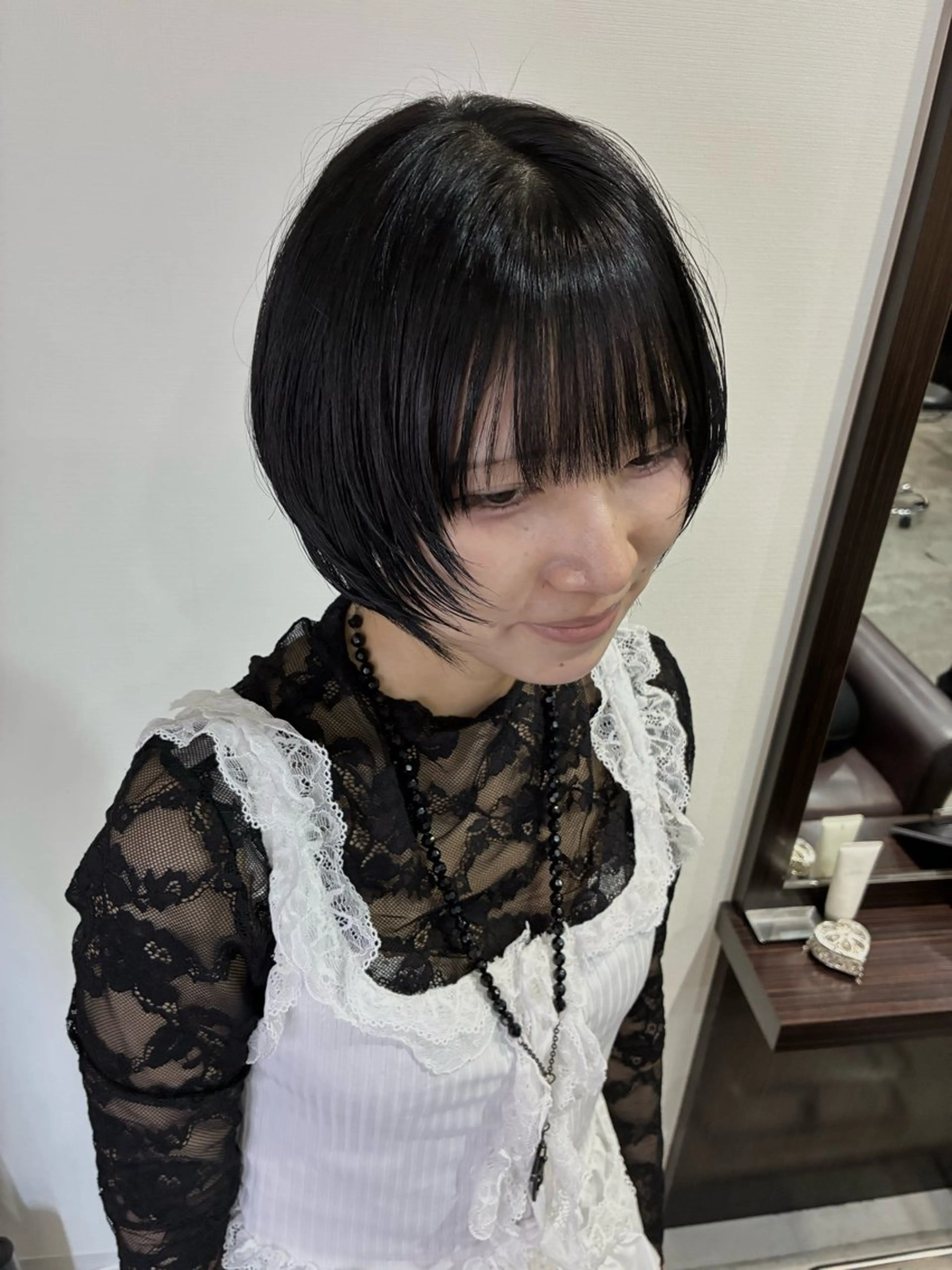 ショート カラー ショートレイヤー レイヤーカット ショートヘア カット ヘアカラー 🐺YuTo🐺カラ ーリスト/Aujuaのヘアスタイル