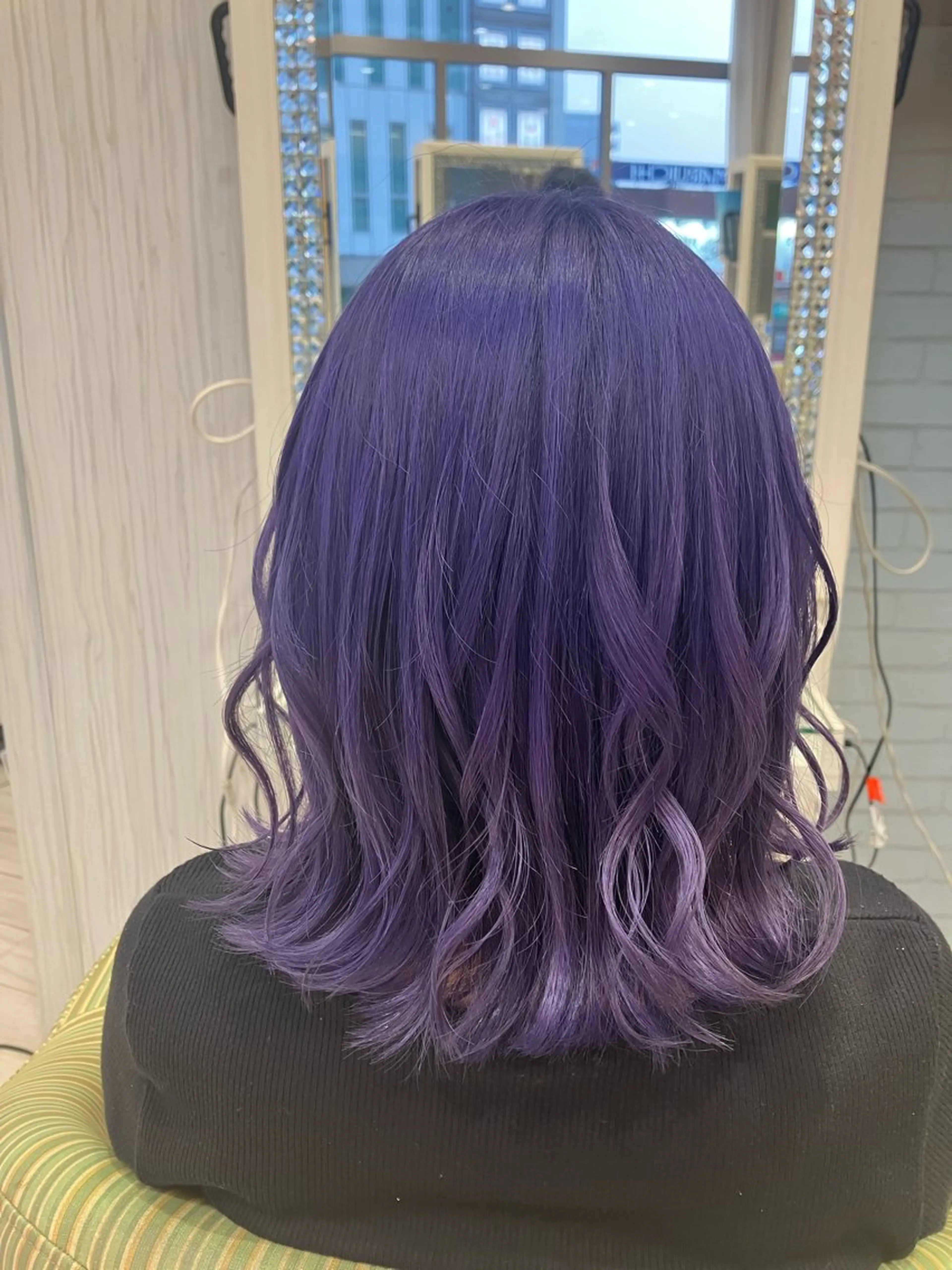 ミディアム ヘアカラー 永倉 はるかのヘアスタイル