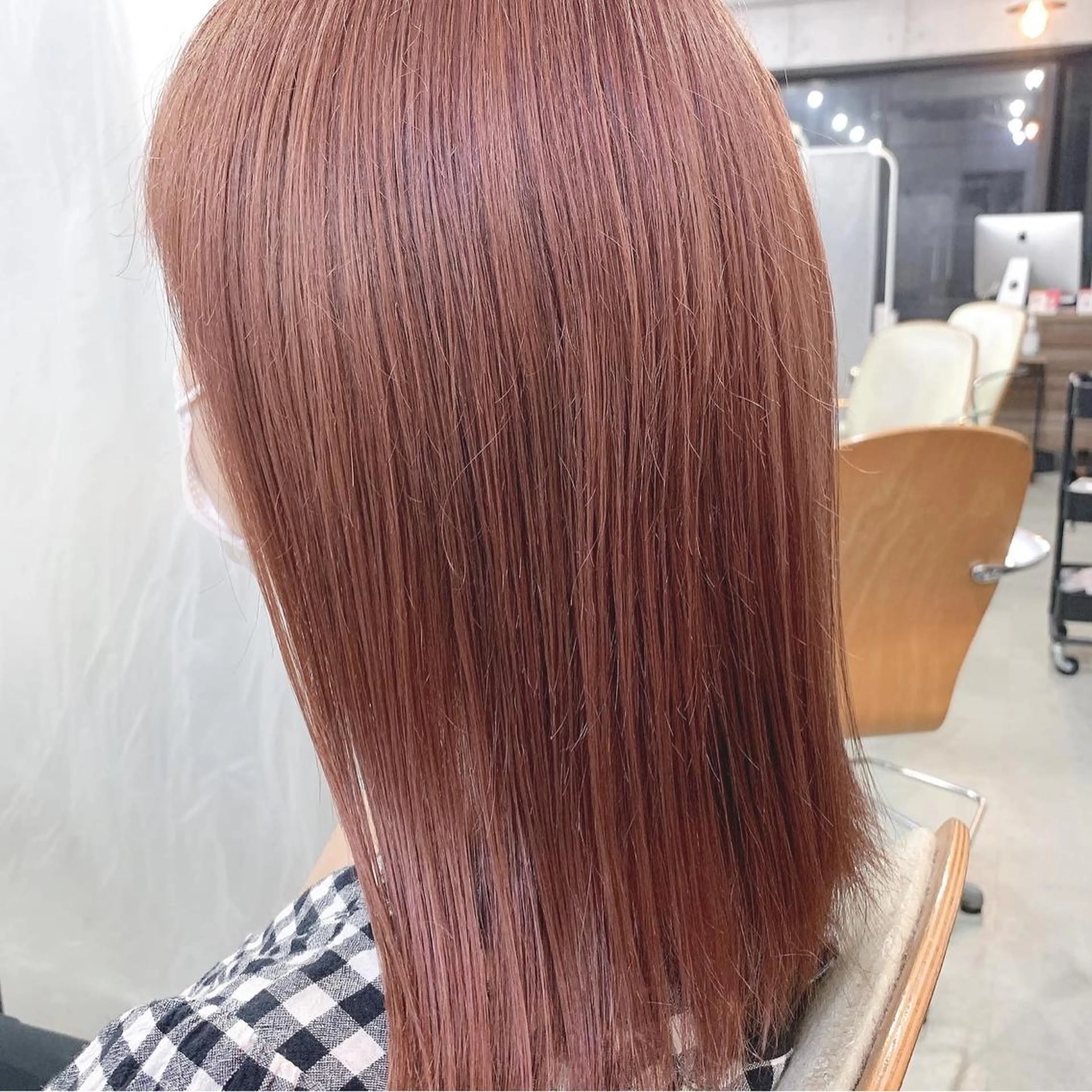 ミディアム カラー 髪質改善色素改善特化 keiのヘアスタイル