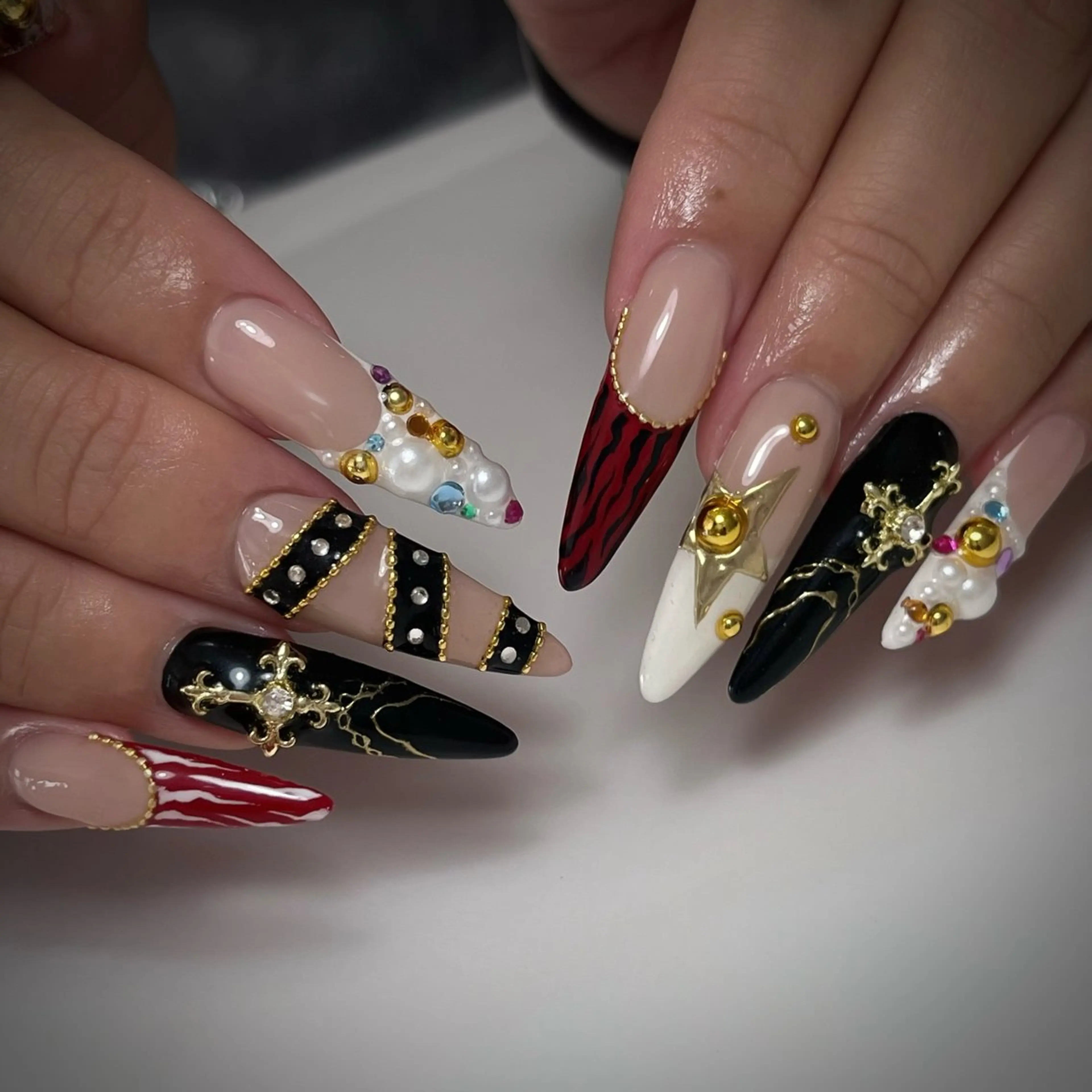 人気No.2‼️ロングネイル💅《長さだし10本+120分アートし放題》¥16,000の写真