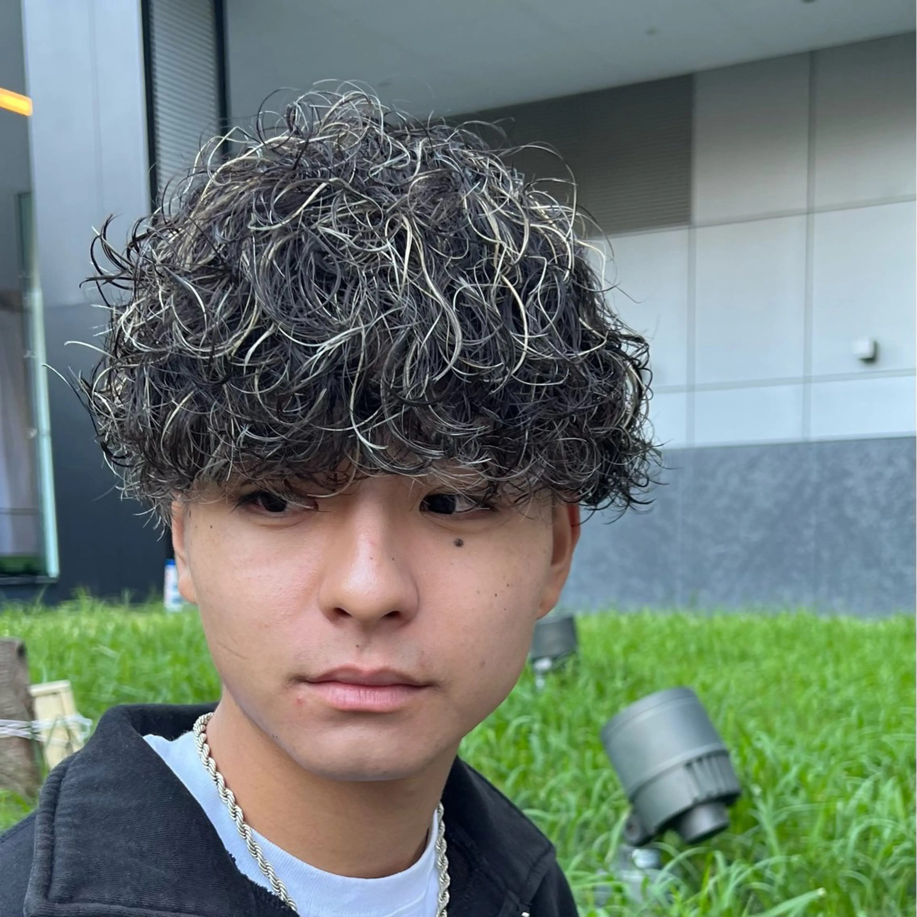 カット＋パーマ＋ハイライト　【メンズ】の写真