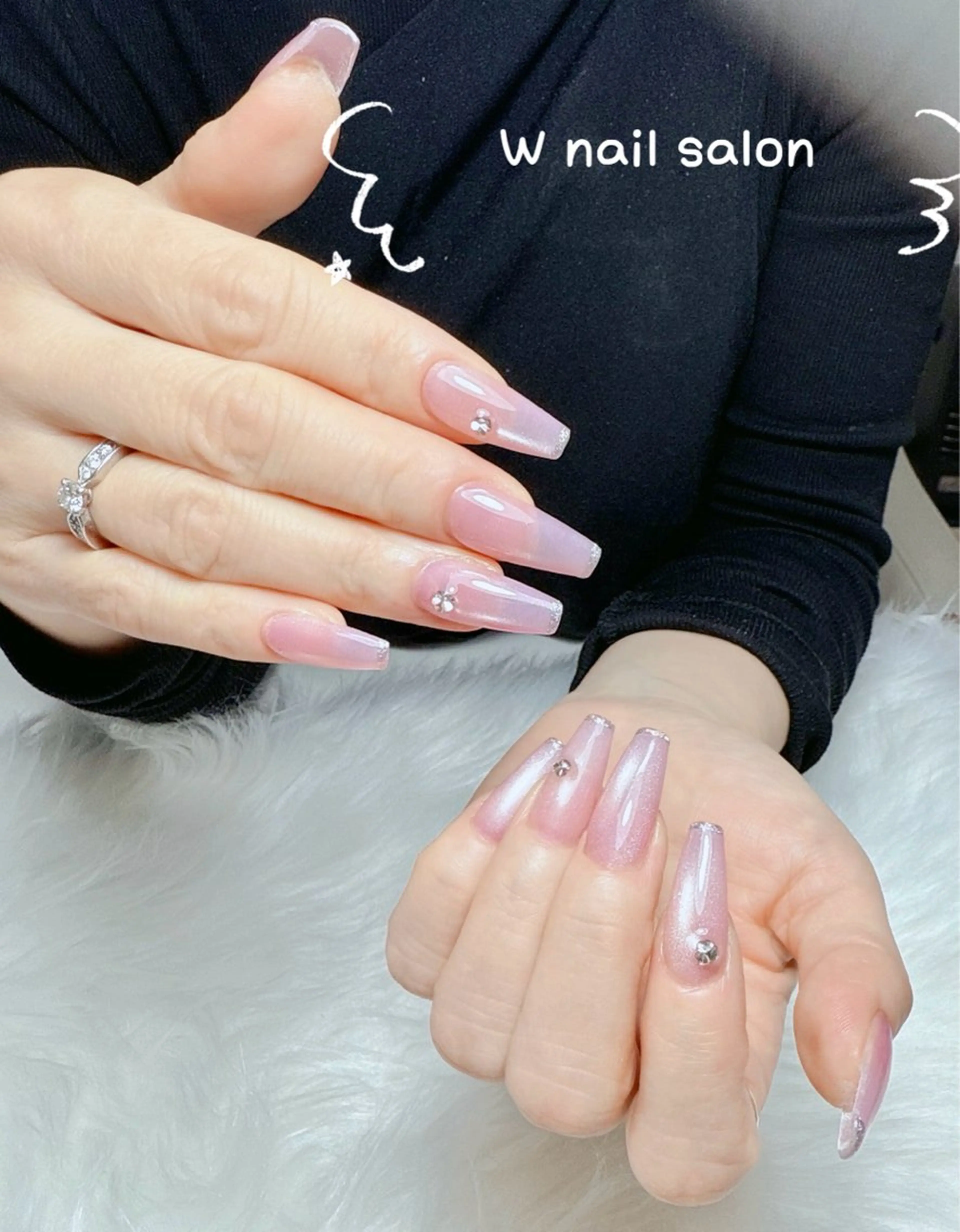 ネイル W &nail所属・lu miのネイルデザイン