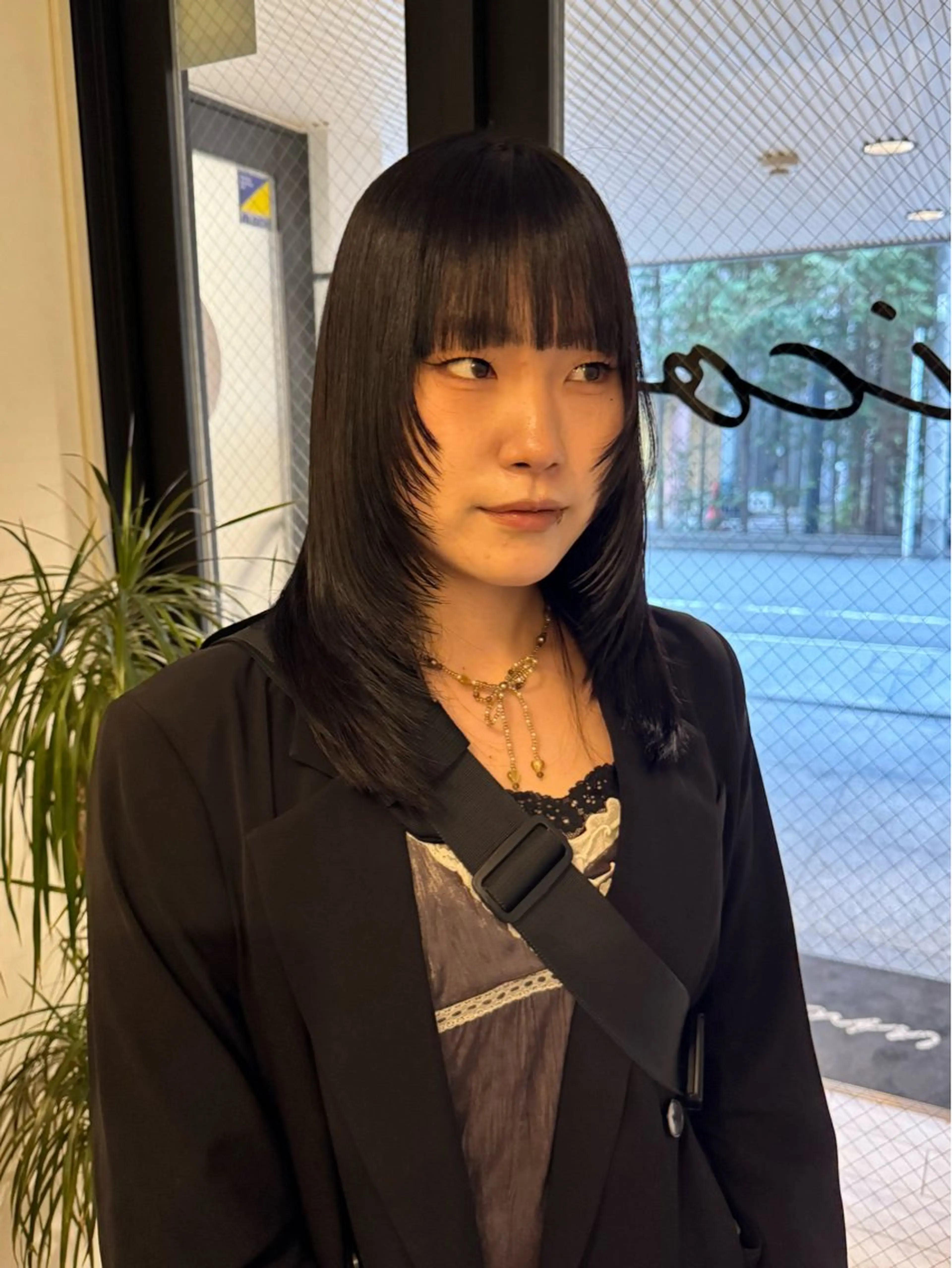 ロング カラー カット ヘアカラー 内沼 恵留菜のヘアスタイル