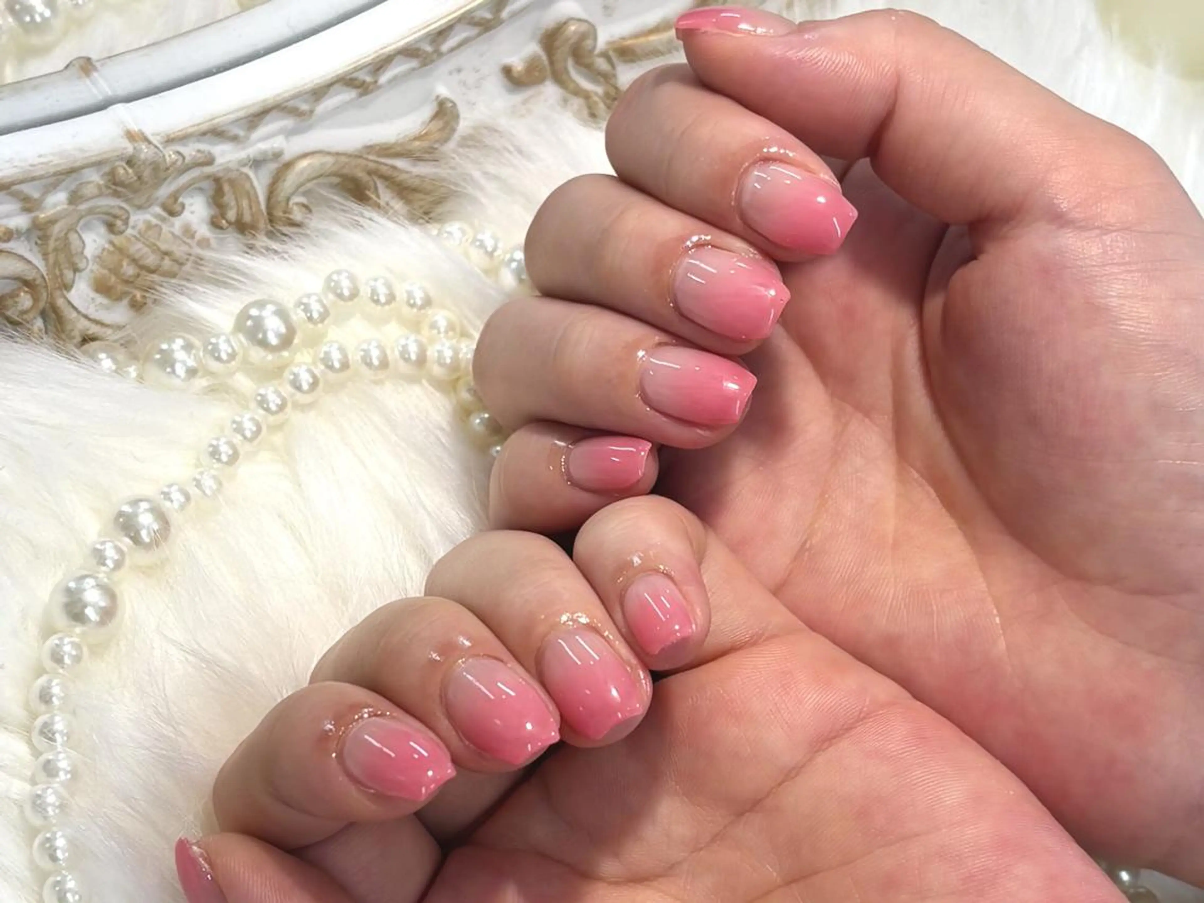 クリアベース⭐︎カラーグラデーション ￥7900→￥3980の写真