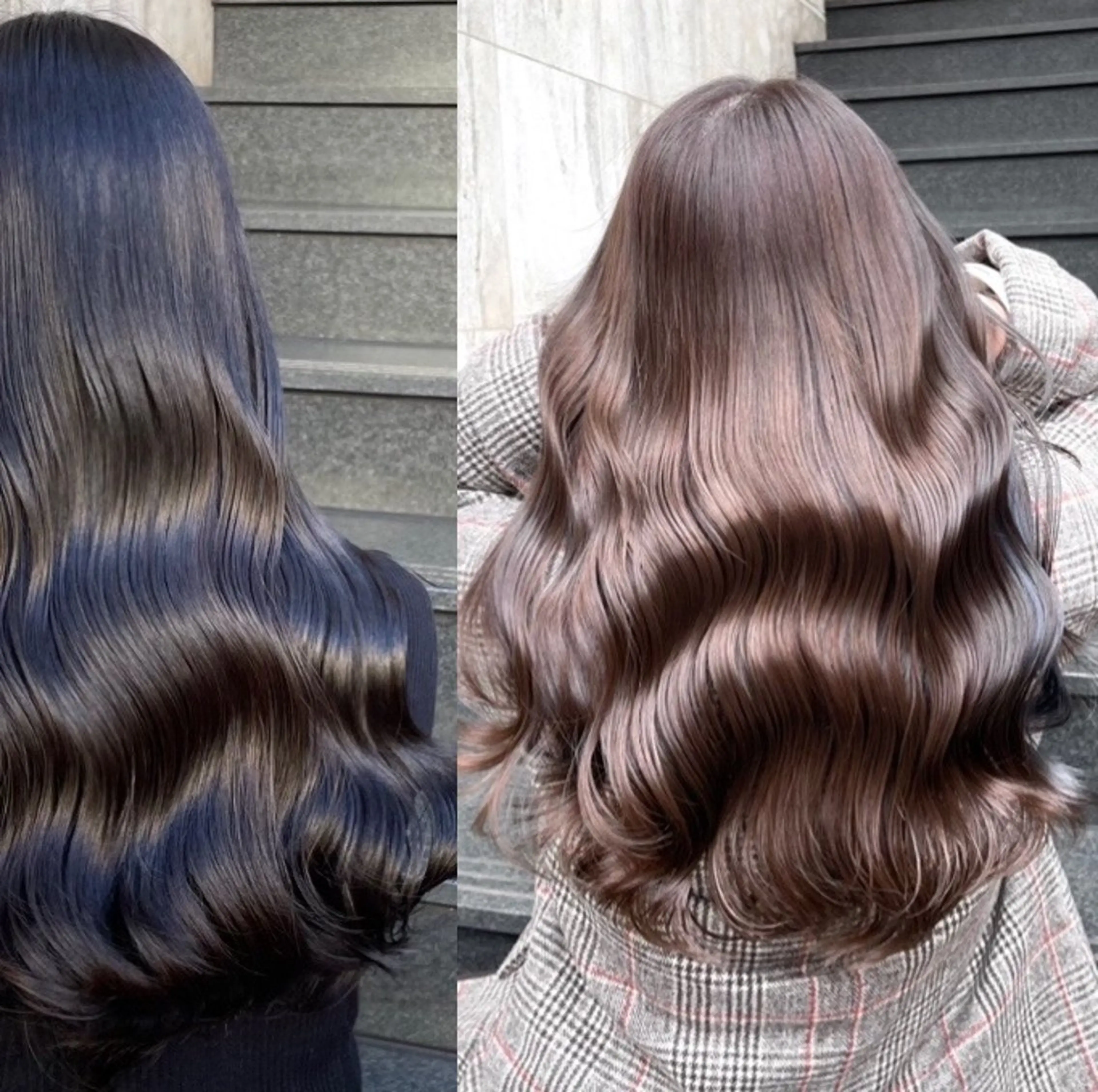 セミロング ヘアカラー トリートメント ミヤザキ タクトのヘアスタイル