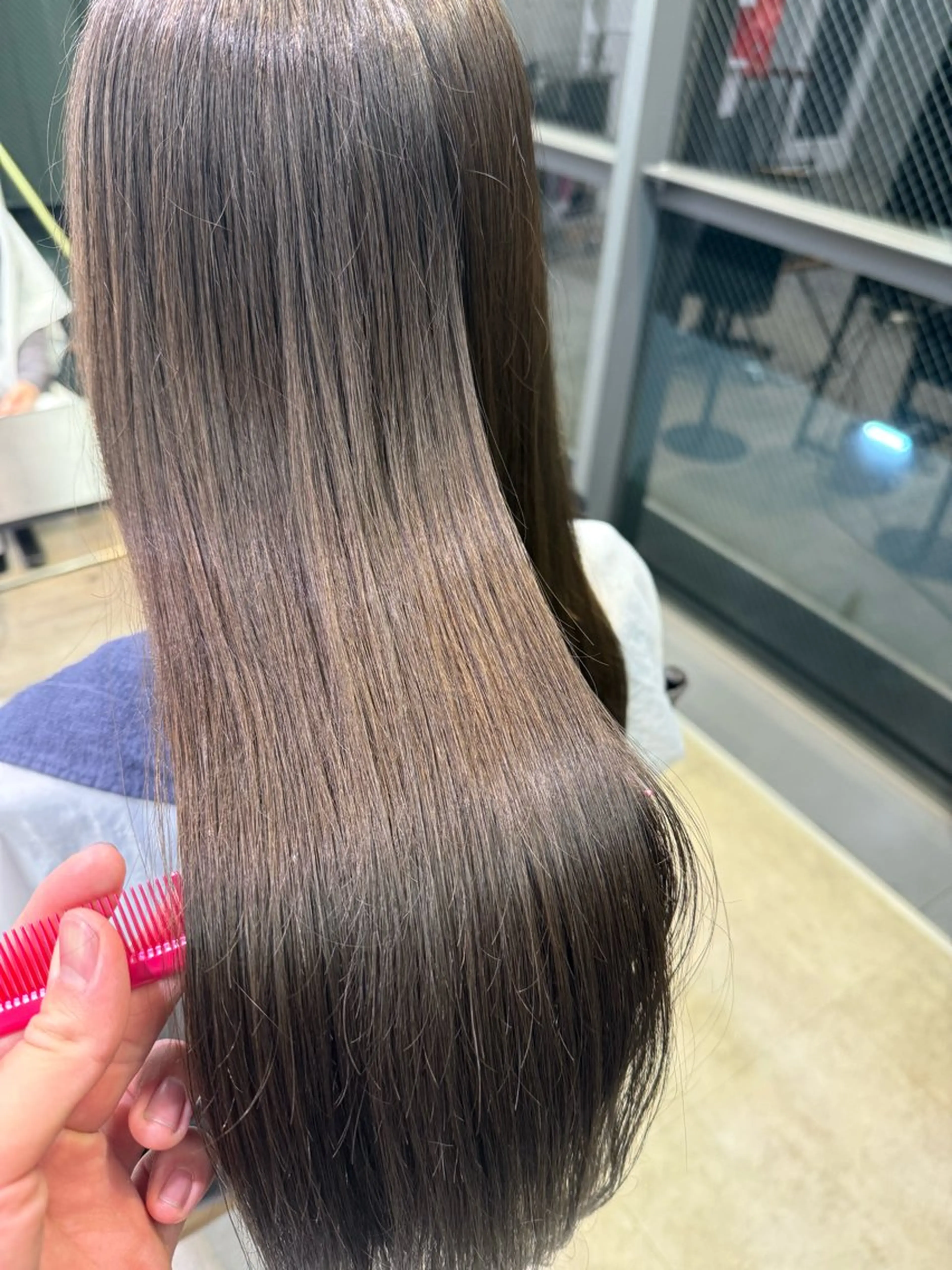 ロング カラー ヘアカラー トリートメント SORA表参道所属・🫧縮毛矯正🫧 艶髪/島田晃太郎のヘアスタイル