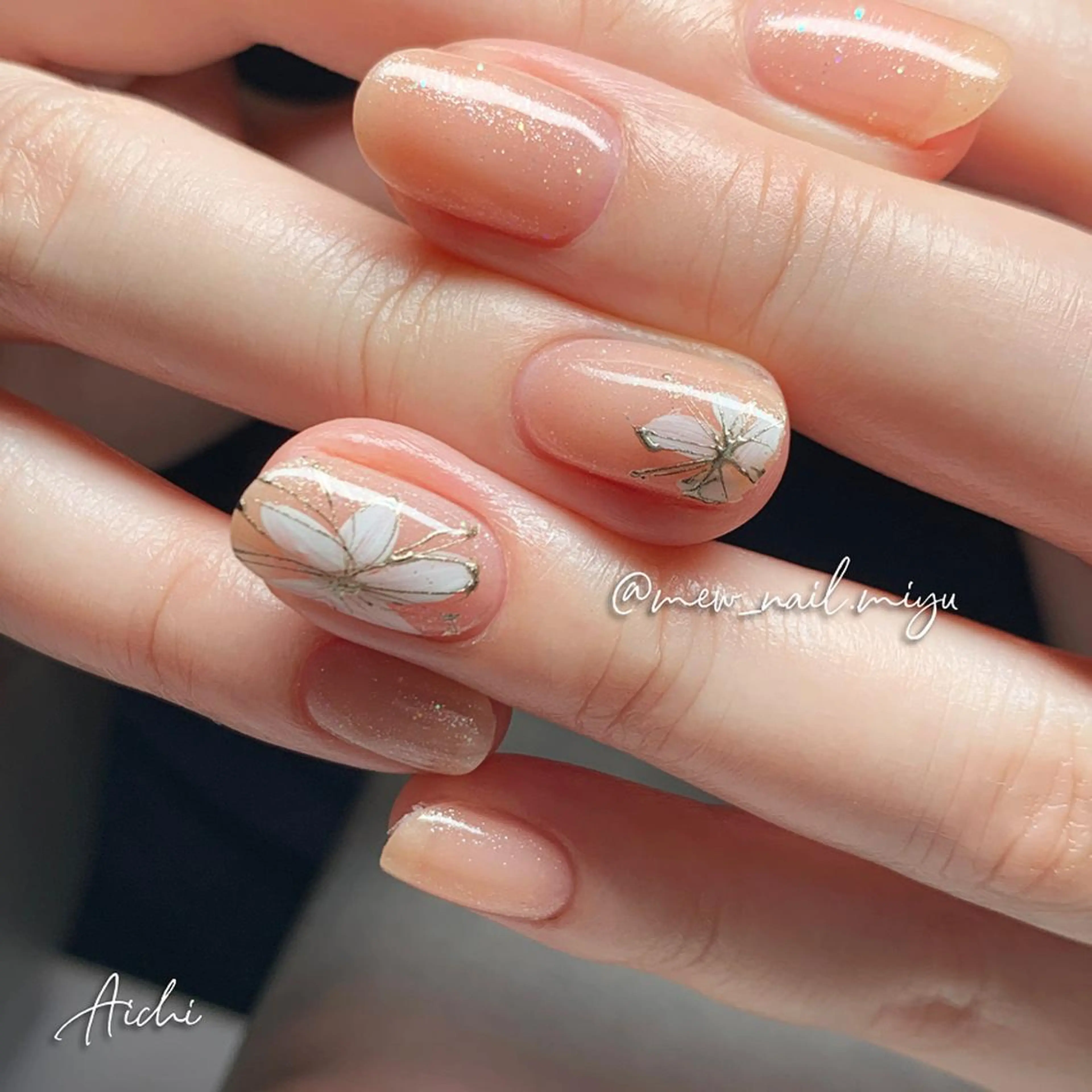 ネイル アートネイル ハンドネイル miyu ☺︎のネイルデザイン