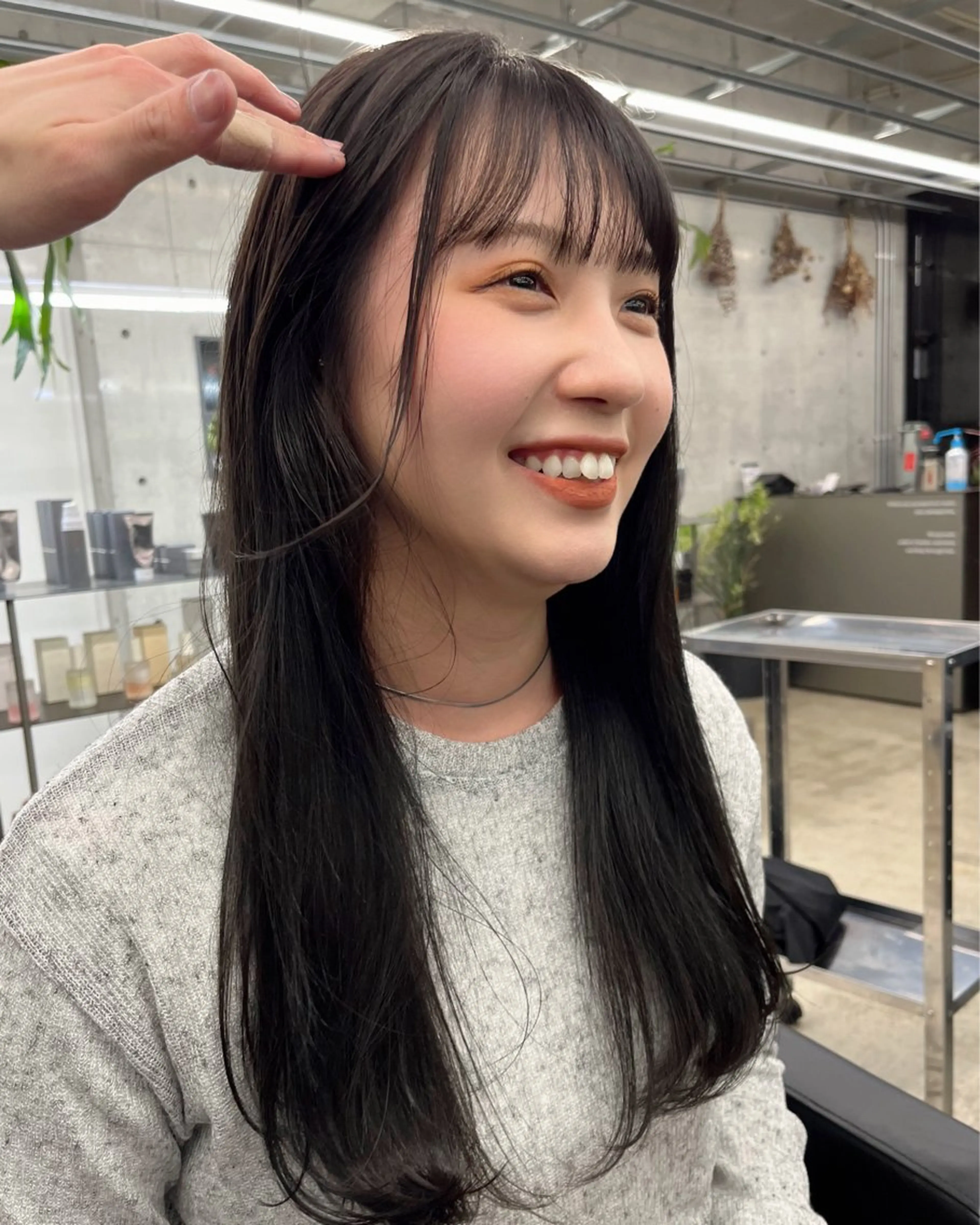 ロング カラー カット ヘアカラー ダブルカラー/ ケアブリーチ/クニトのヘアスタイル