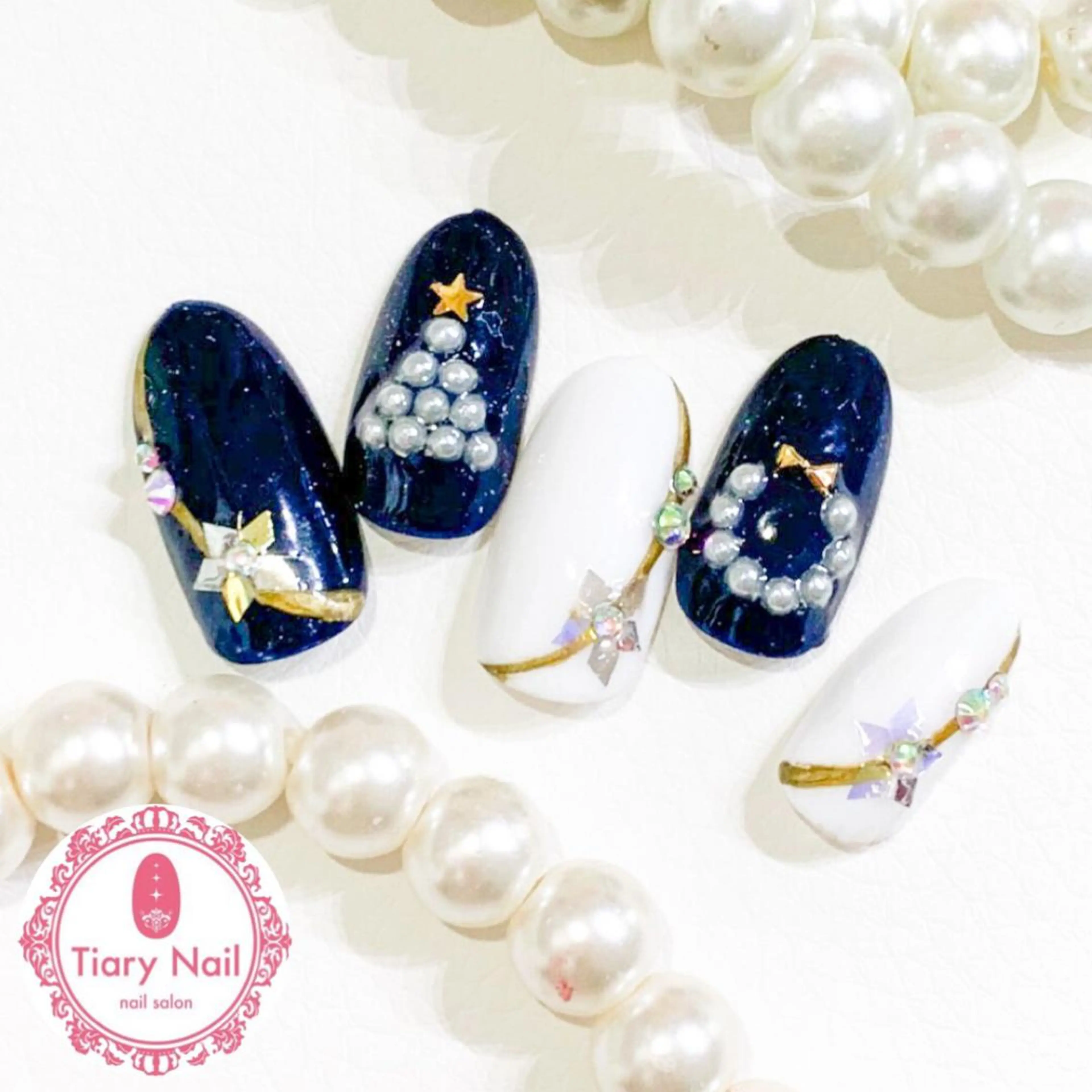 ネイル 桜ネイル 長さ出し スカルプネイル 💗🪽Tiary Nail🪽💗のネイルデザイン