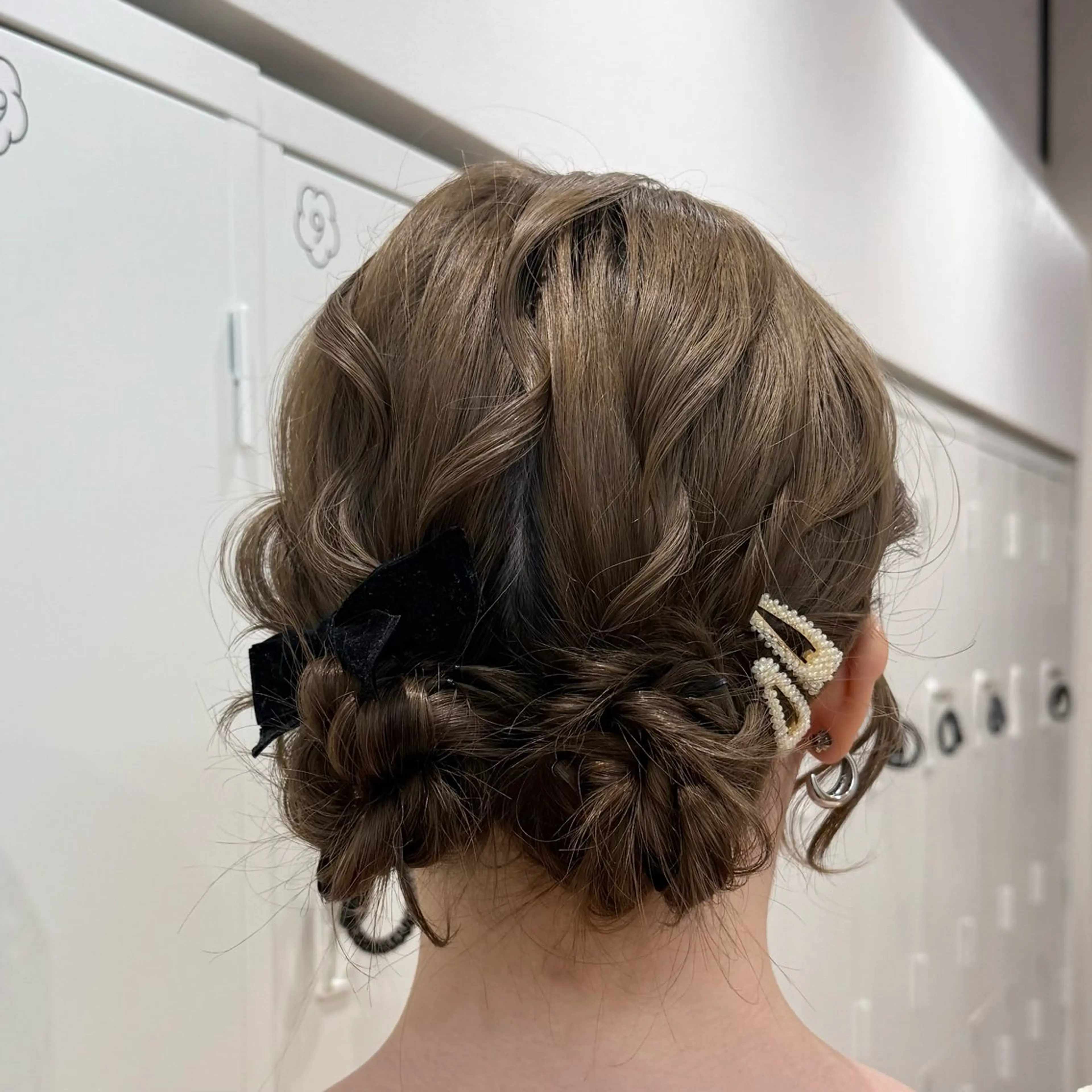 ミディアム ヘアアレンジ キヨミ 韓国レイヤーカットのヘアスタイル