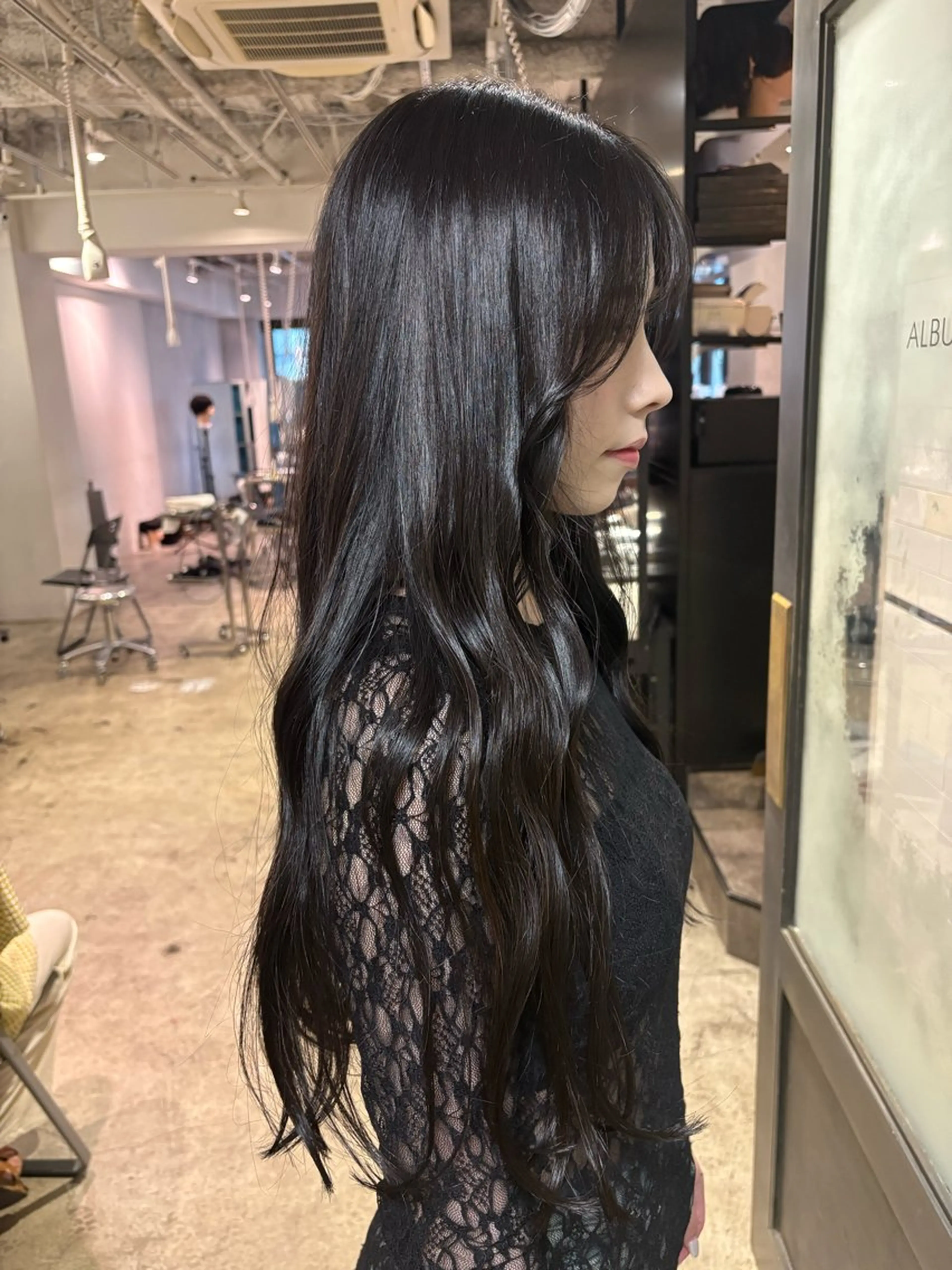 ロング ALBUM ACADEMY 清水のヘアスタイル