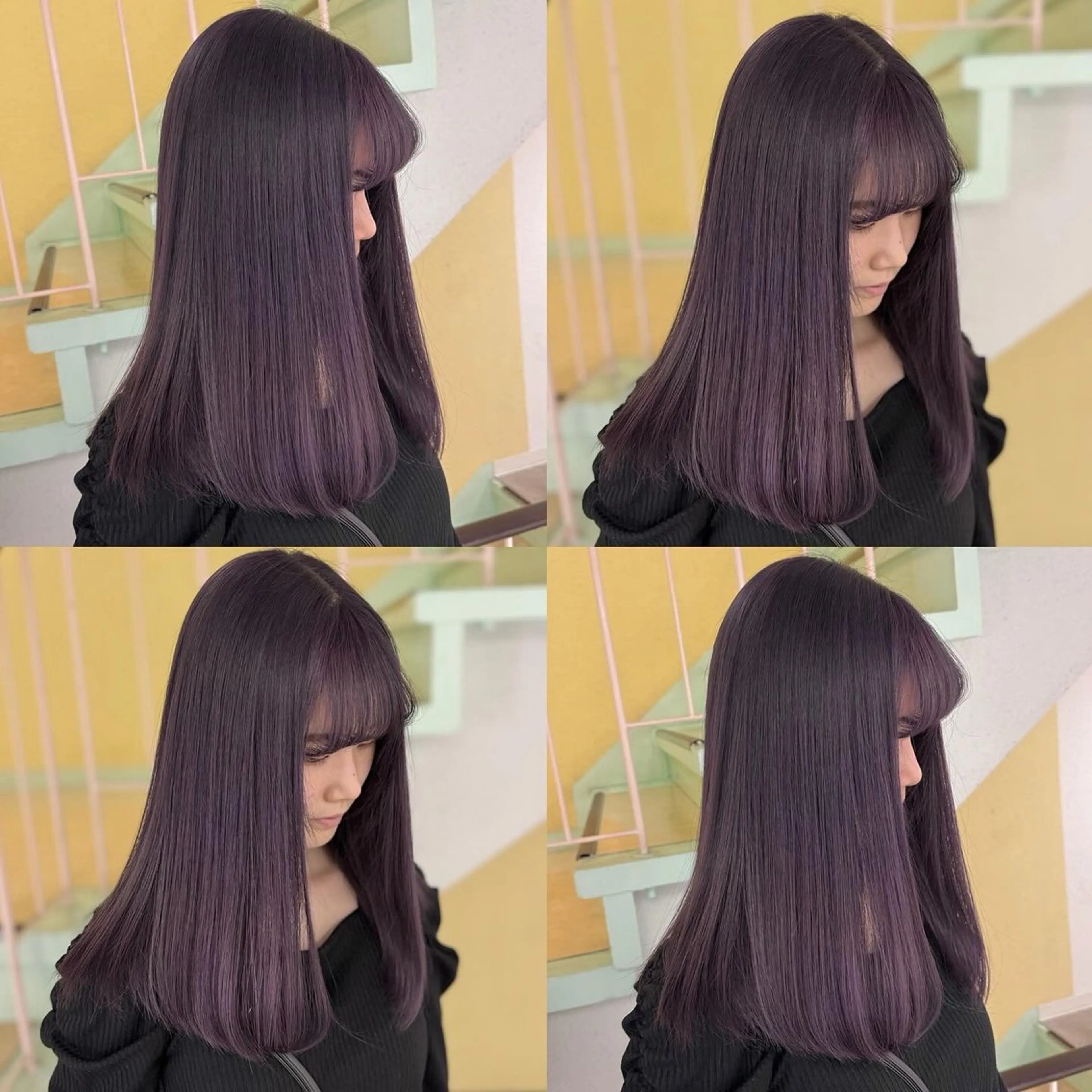 カラー ヘアカラー トリートメント 渋谷:インナーカラー ／🍒エリカ🍒のヘアスタイル