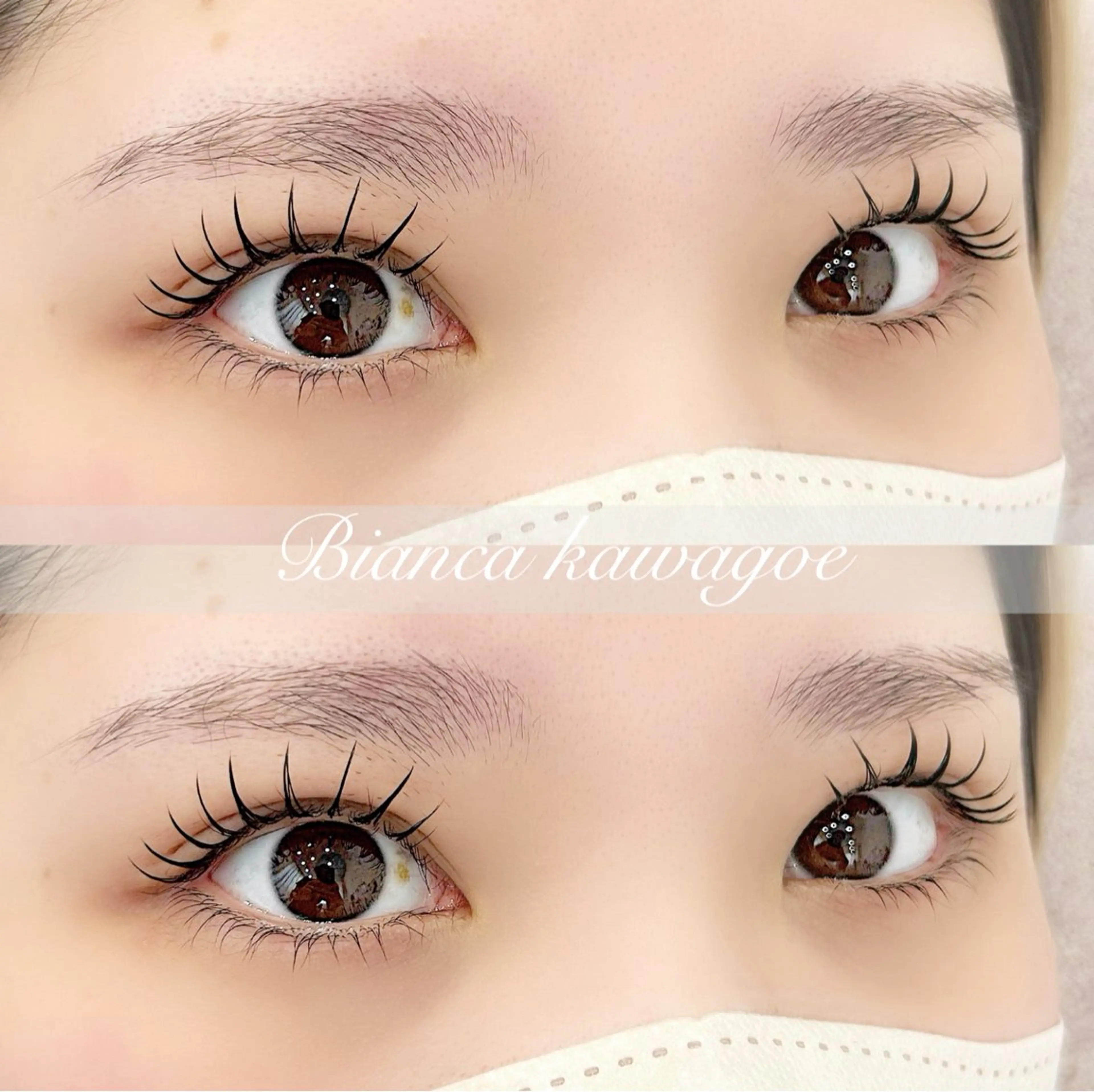 【まつ毛エクステ&healthy(アンドヘルシー)】100〜120本の写真