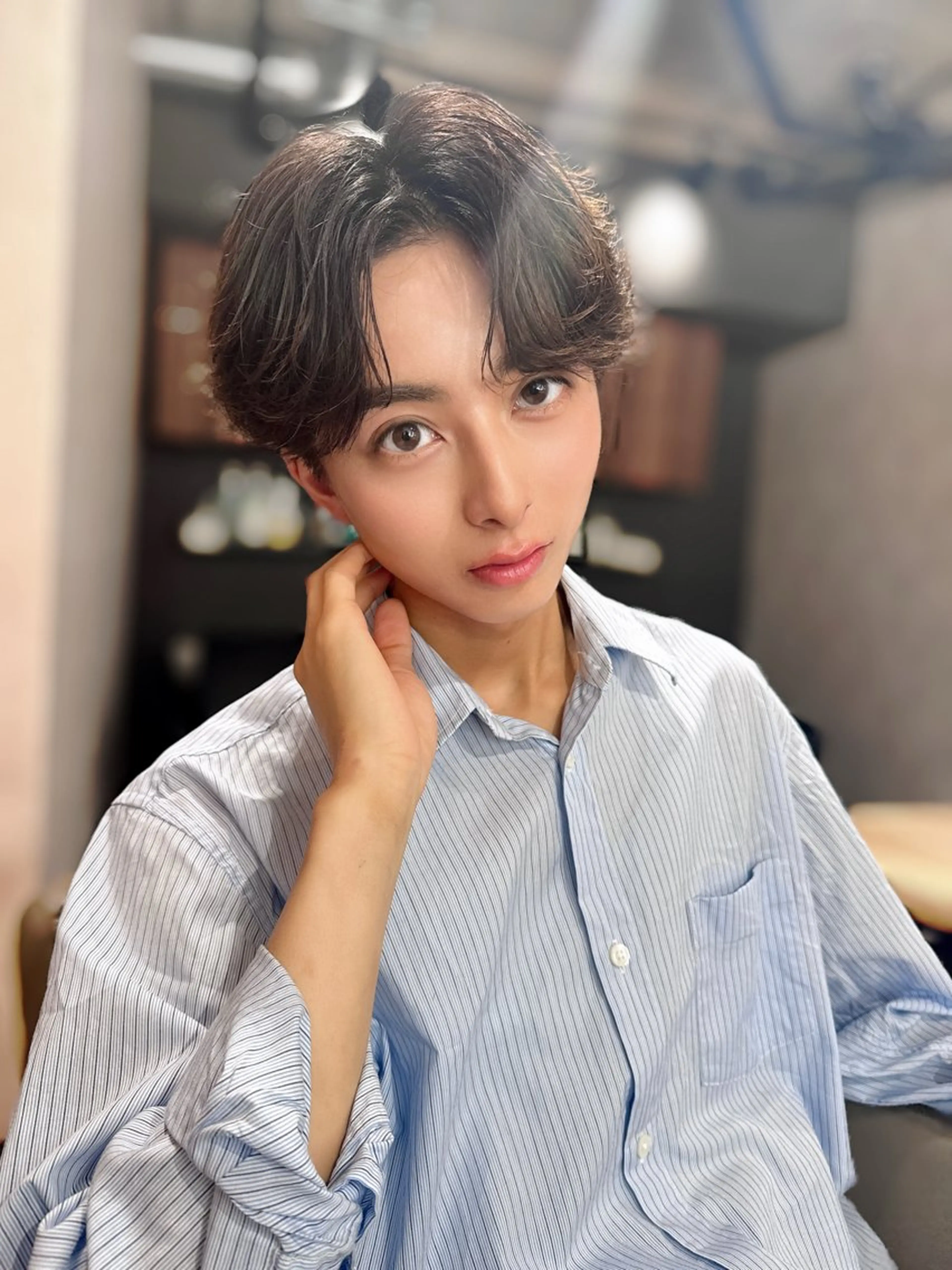 【ご新規メンズ限定価格！】#センターパート#マッシュ#刈り上げなど🔥スタイリング方法もしっかりお伝えします🔥の写真