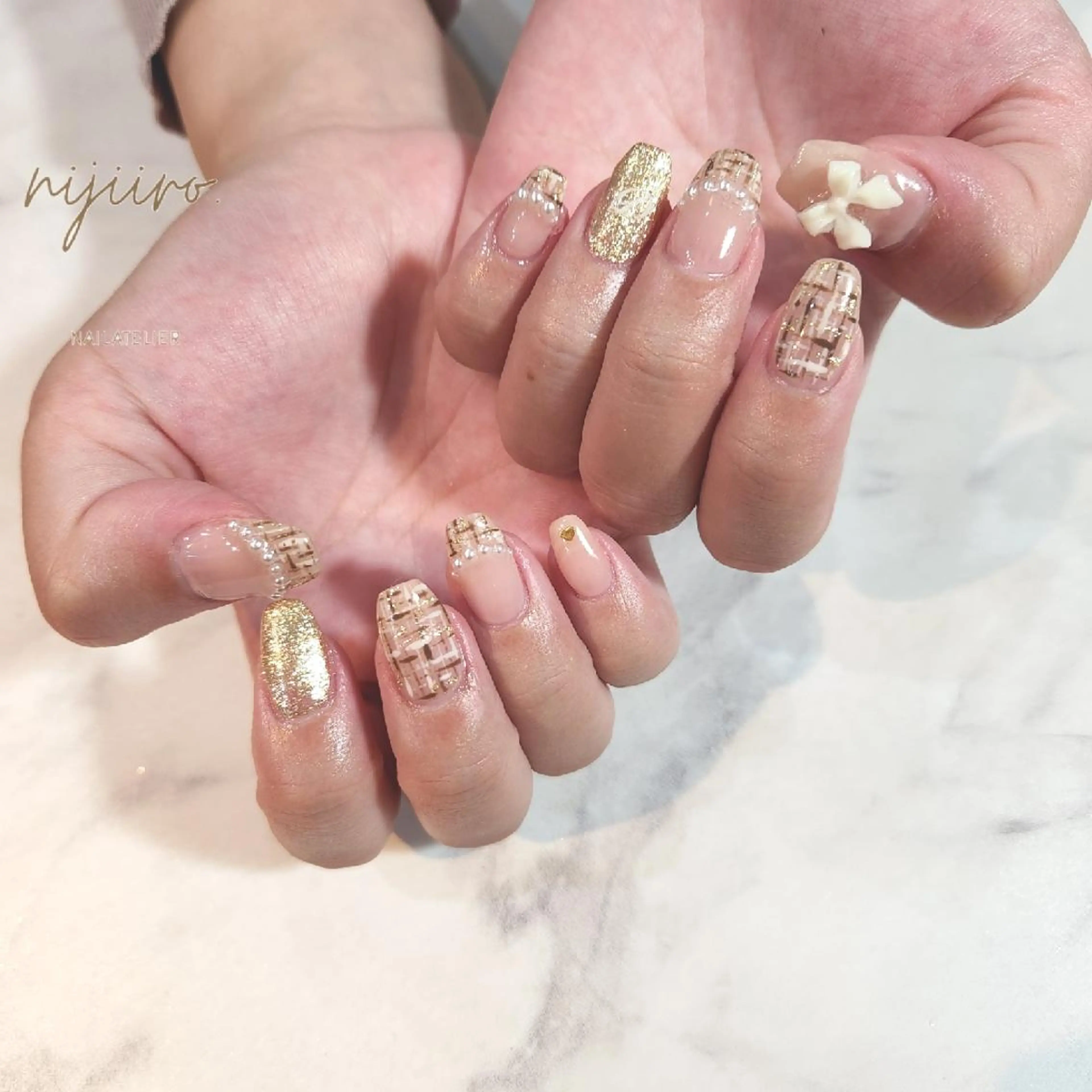 ネイル ハンドネイル nailatelier nijiiro.所属・nijiiro🌈 サトウのネイルデザイン