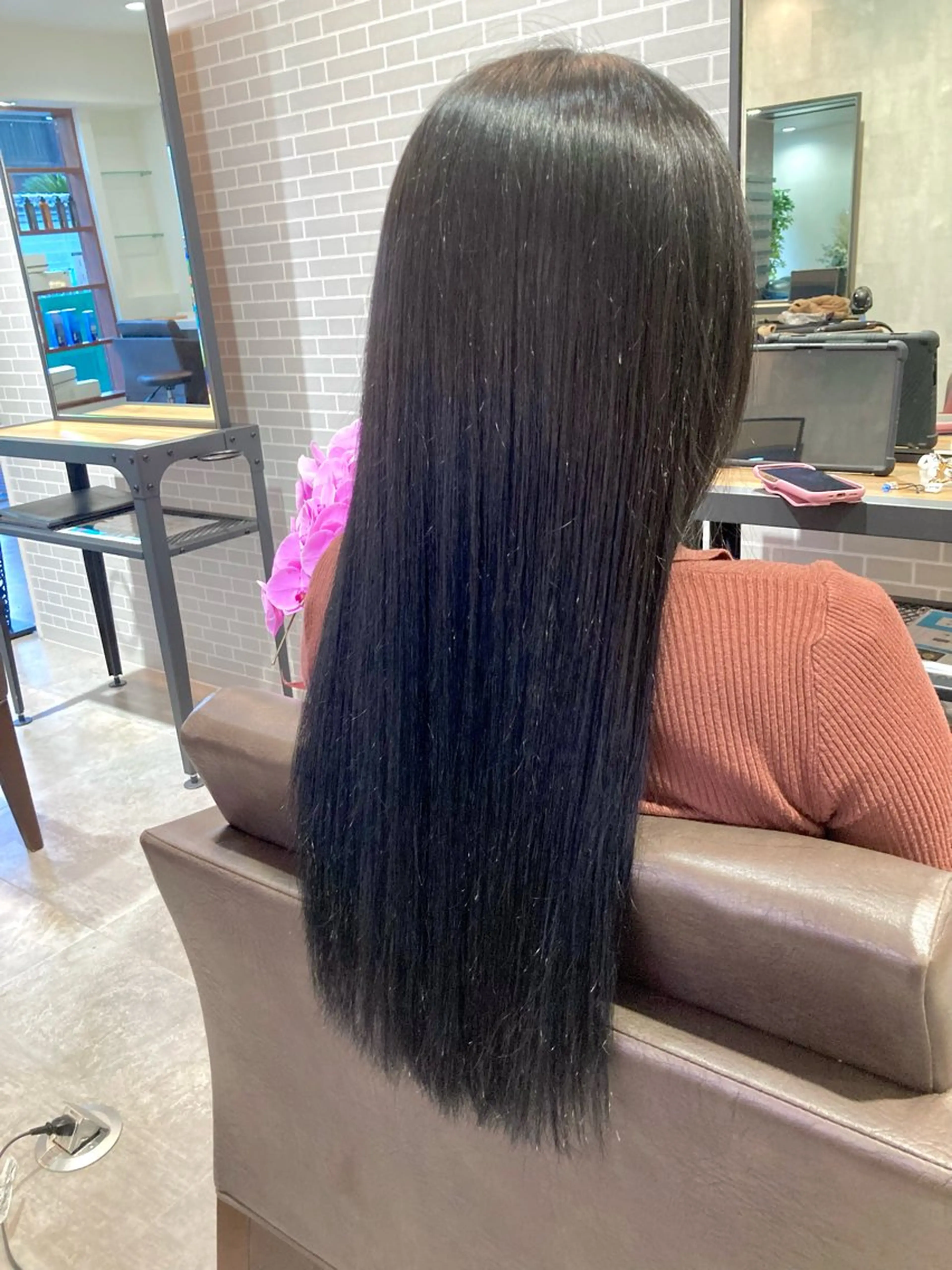 ロング ヘアカラー ぱく みやんのヘアスタイル