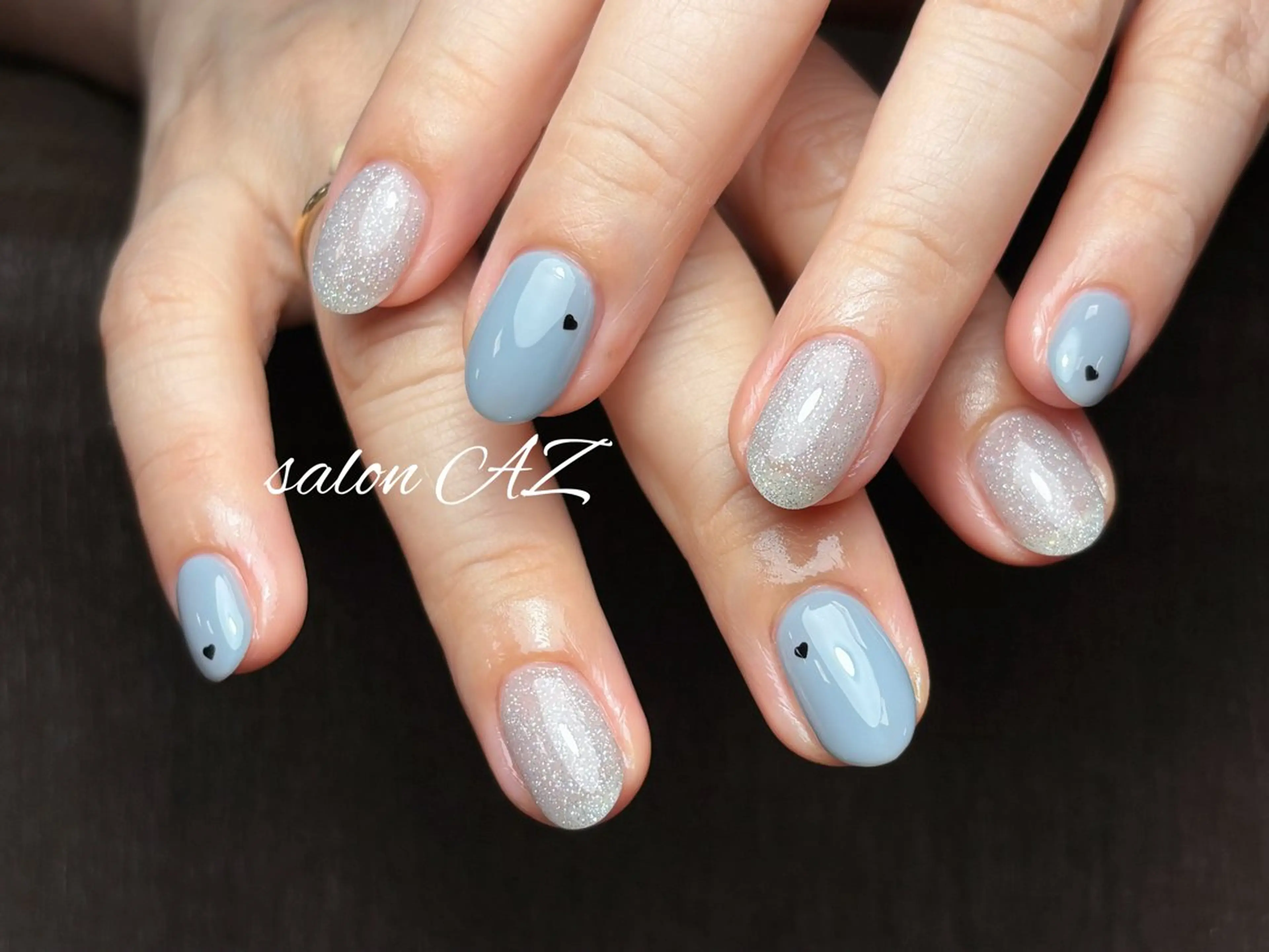 ネイル アートネイル 長さ出し フットネイル フレンチネイル ジェルネイル ハンドネイル salon AZのネイルデザイン