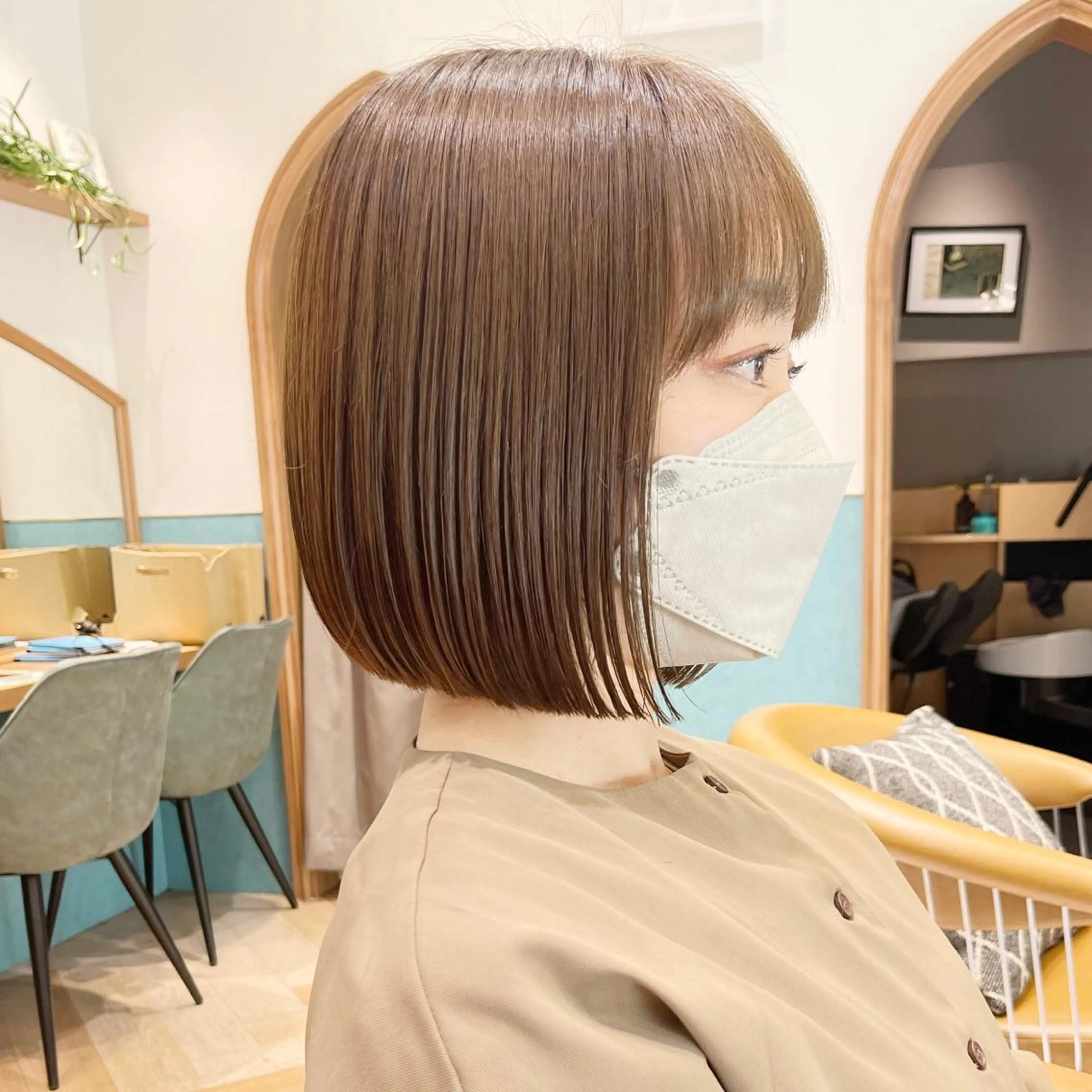 ミディアム ボブ エリアNo.1ボブ 💟Nanatsuのヘアスタイル