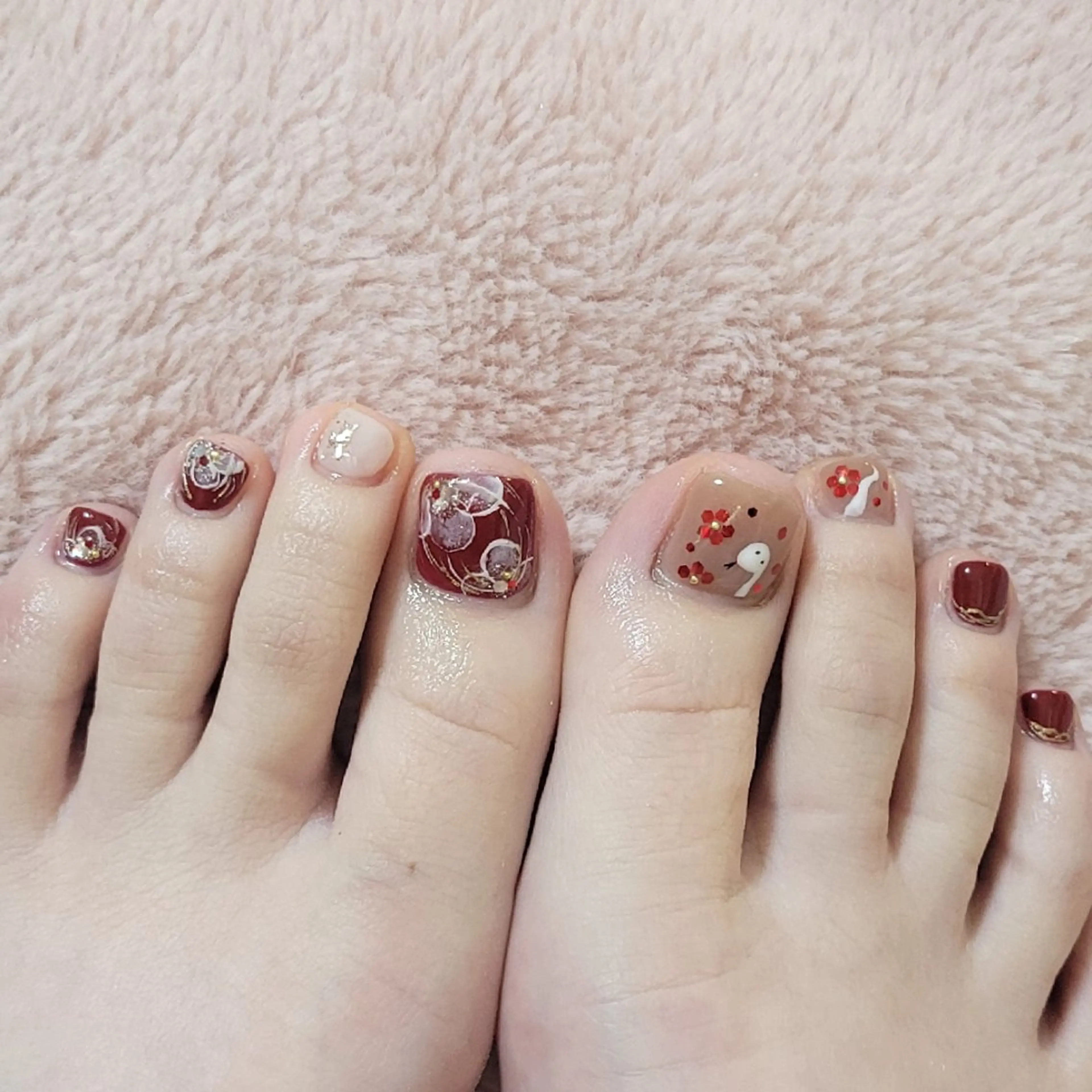 ネイル フットネイル ネイルサロンほっこり kanaのネイルデザイン