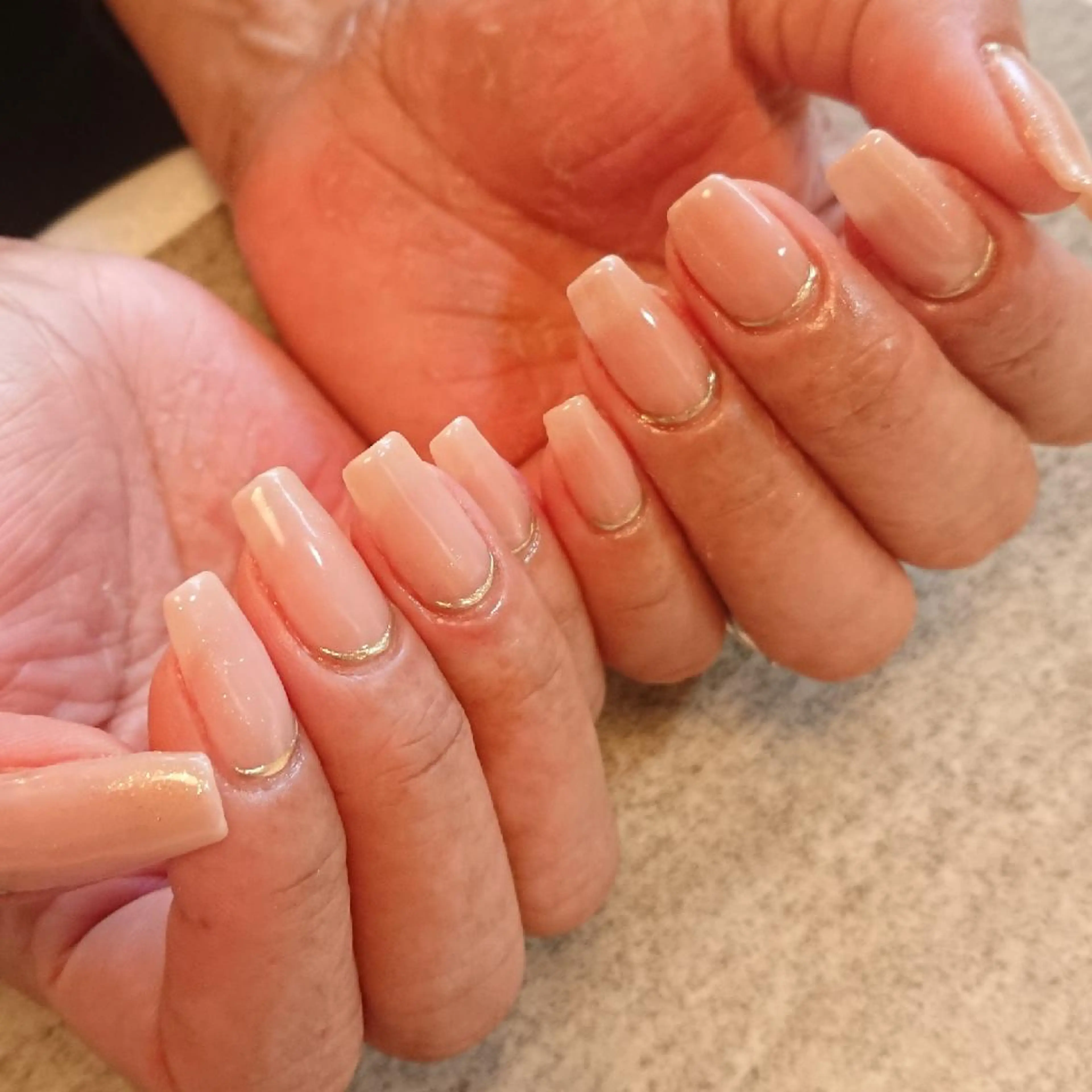 ネイル ミラーネイル ジェヌインネイル 河内のネイルデザイン