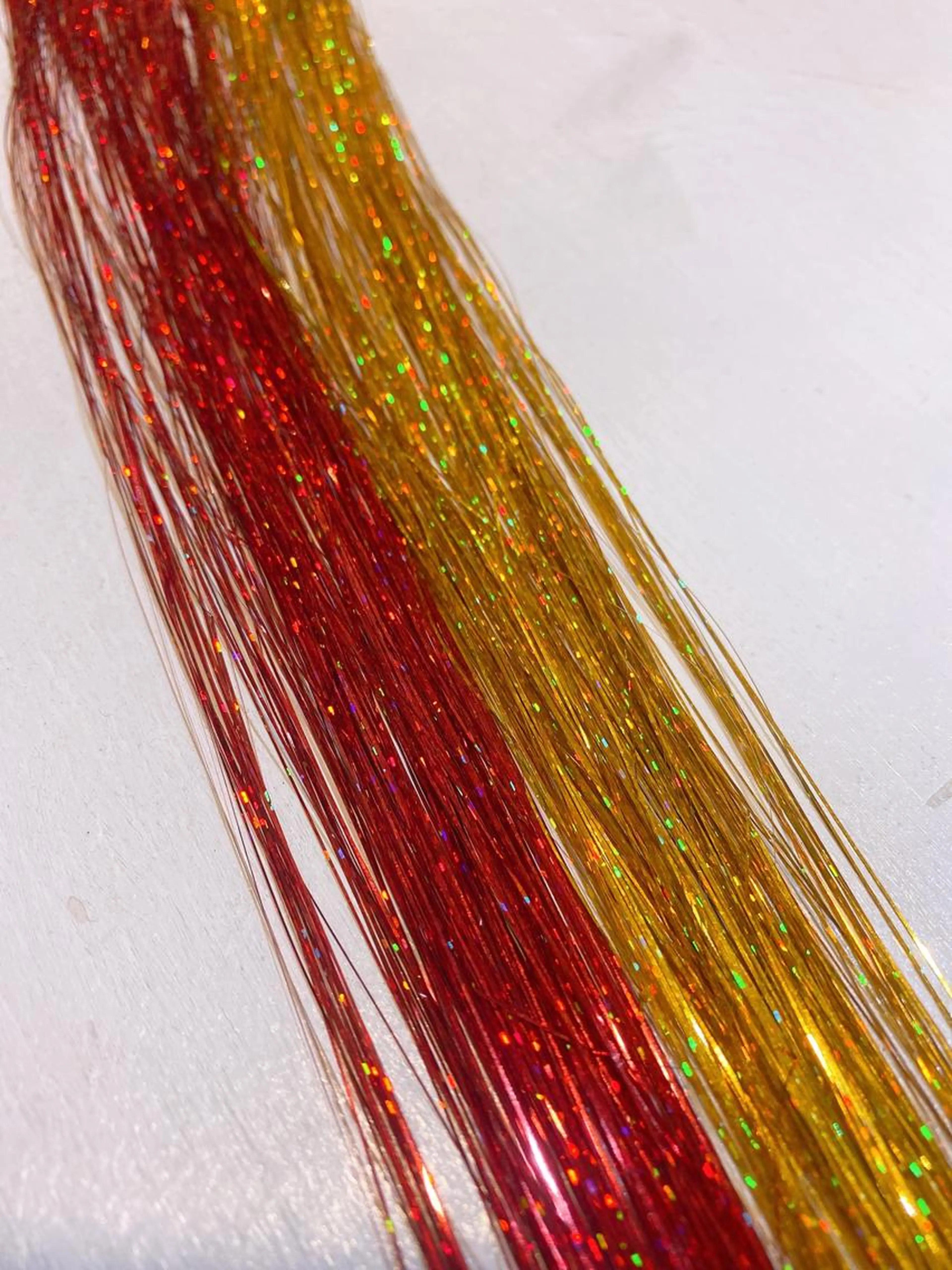 💗再ブーム到来💗キラキラヘアティンセル3本​〜​の写真