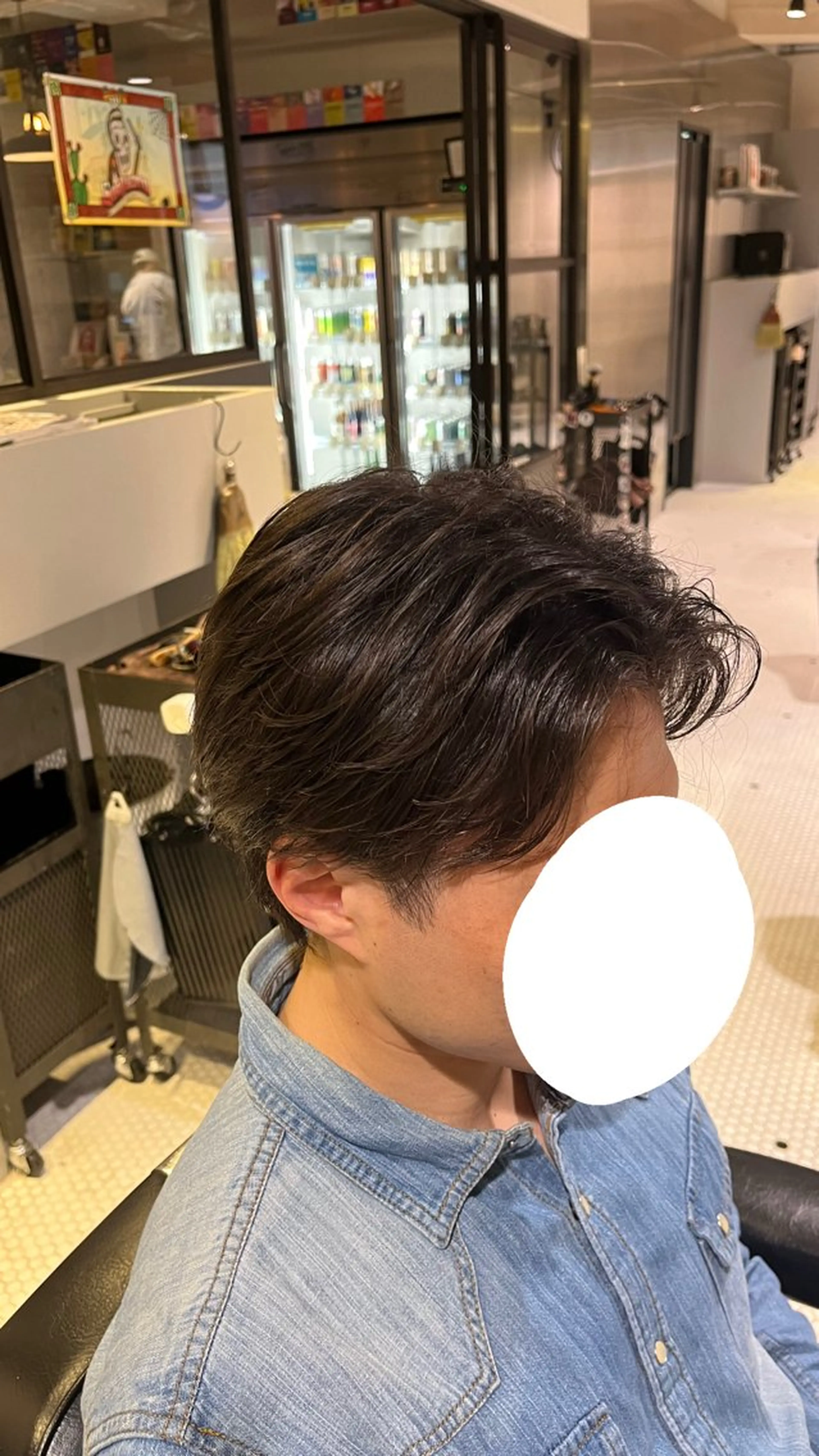 メンズ センターパート メンズパーマ FRANK’S BARBE(E)R THE STAND所属・飯田橋/メンズカット /さらのヘアスタイル