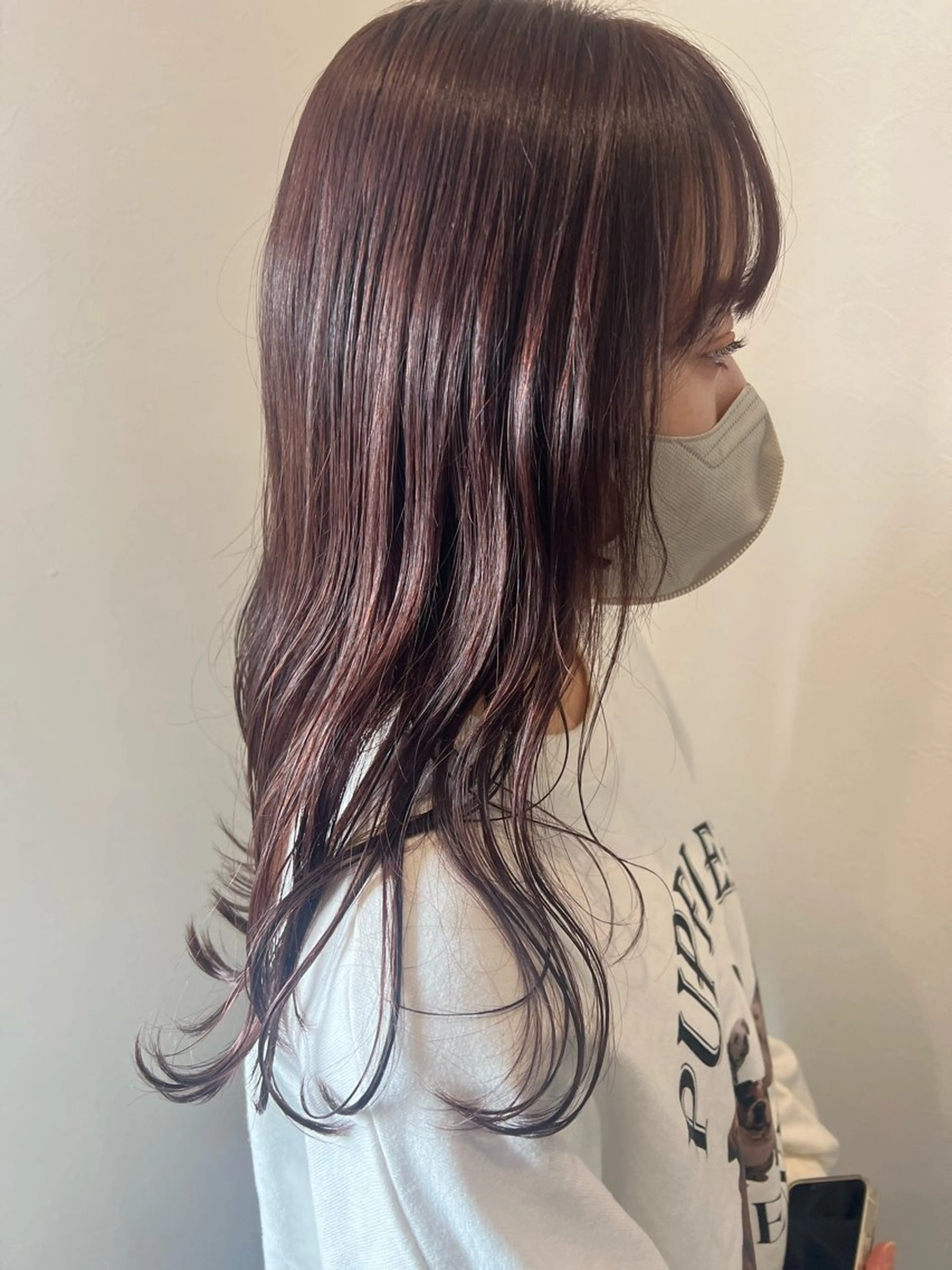 ロング カラー Lapel green所属・Lapelgreen 森町 / AOIのヘアスタイル