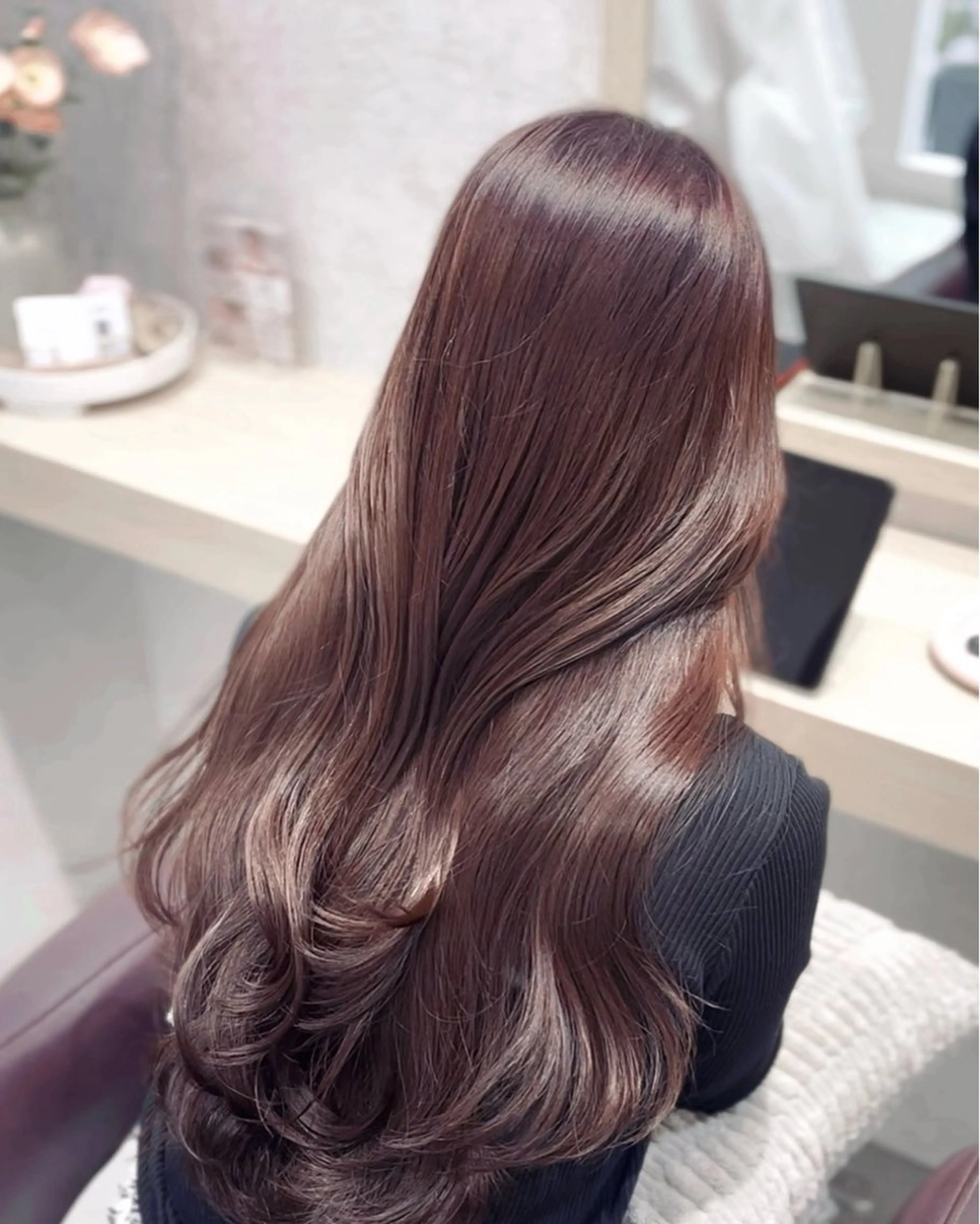 ロング カラー suzuka/透明感 カラー 美髪縮毛矯正のヘアスタイル