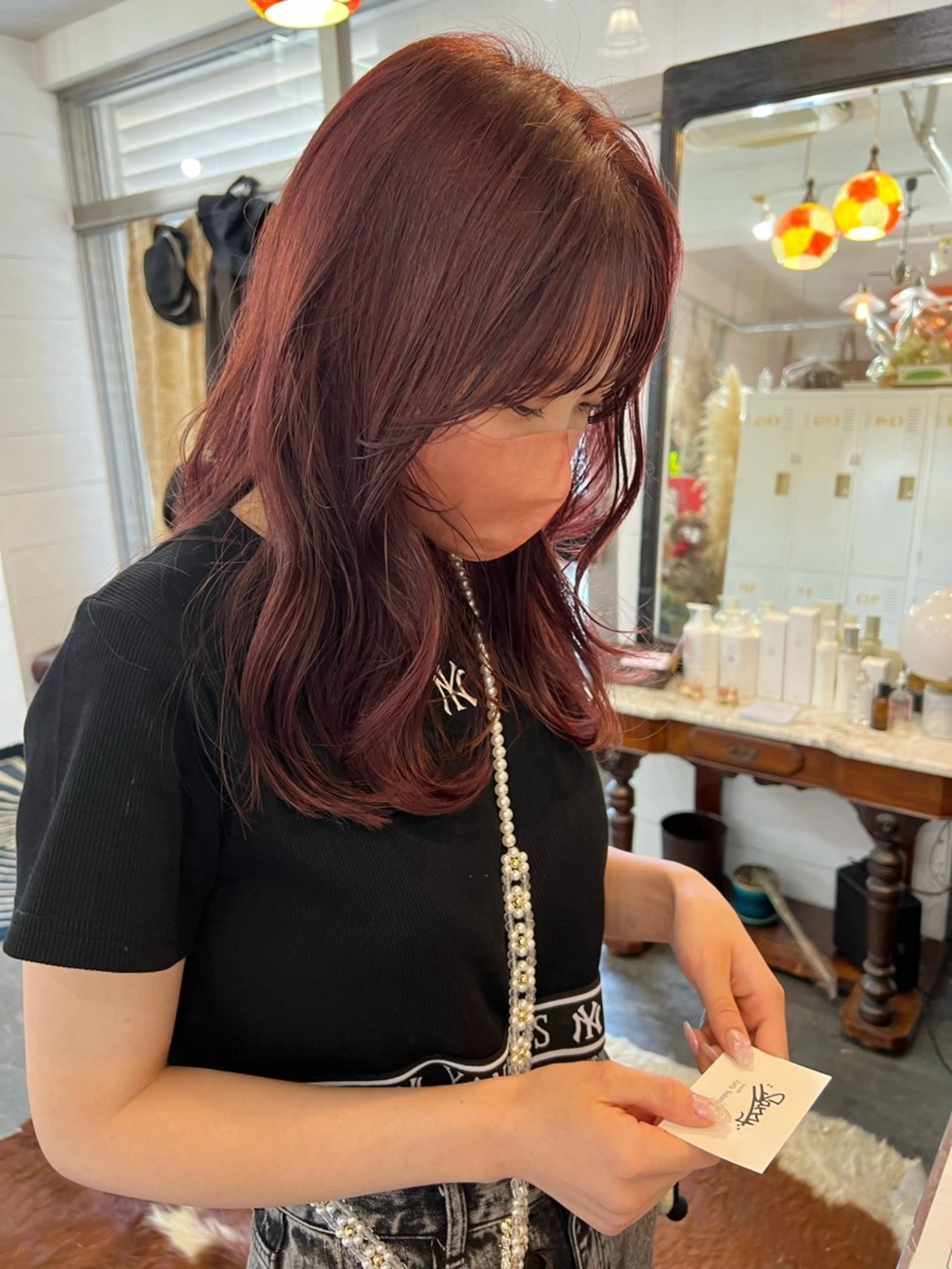 セミロング カラー LOMARLIE JURIAのヘアスタイル