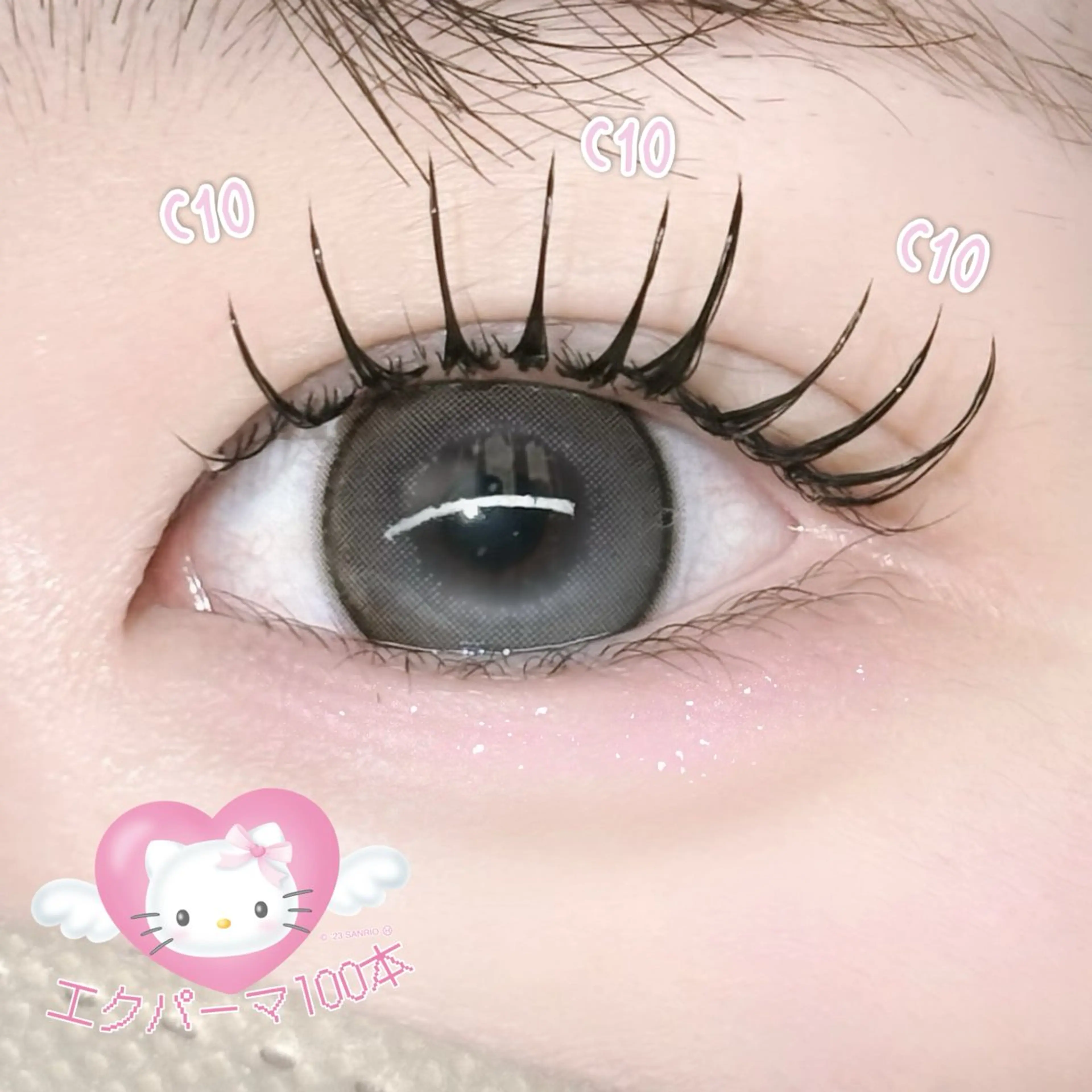 マツエク・マツパ 束感まつ毛 ナチュラル マツエク FaB 千葉店所属・🩶LEDエクステ& 上下パーマRAN🪽のマツエク・マツパデザイン